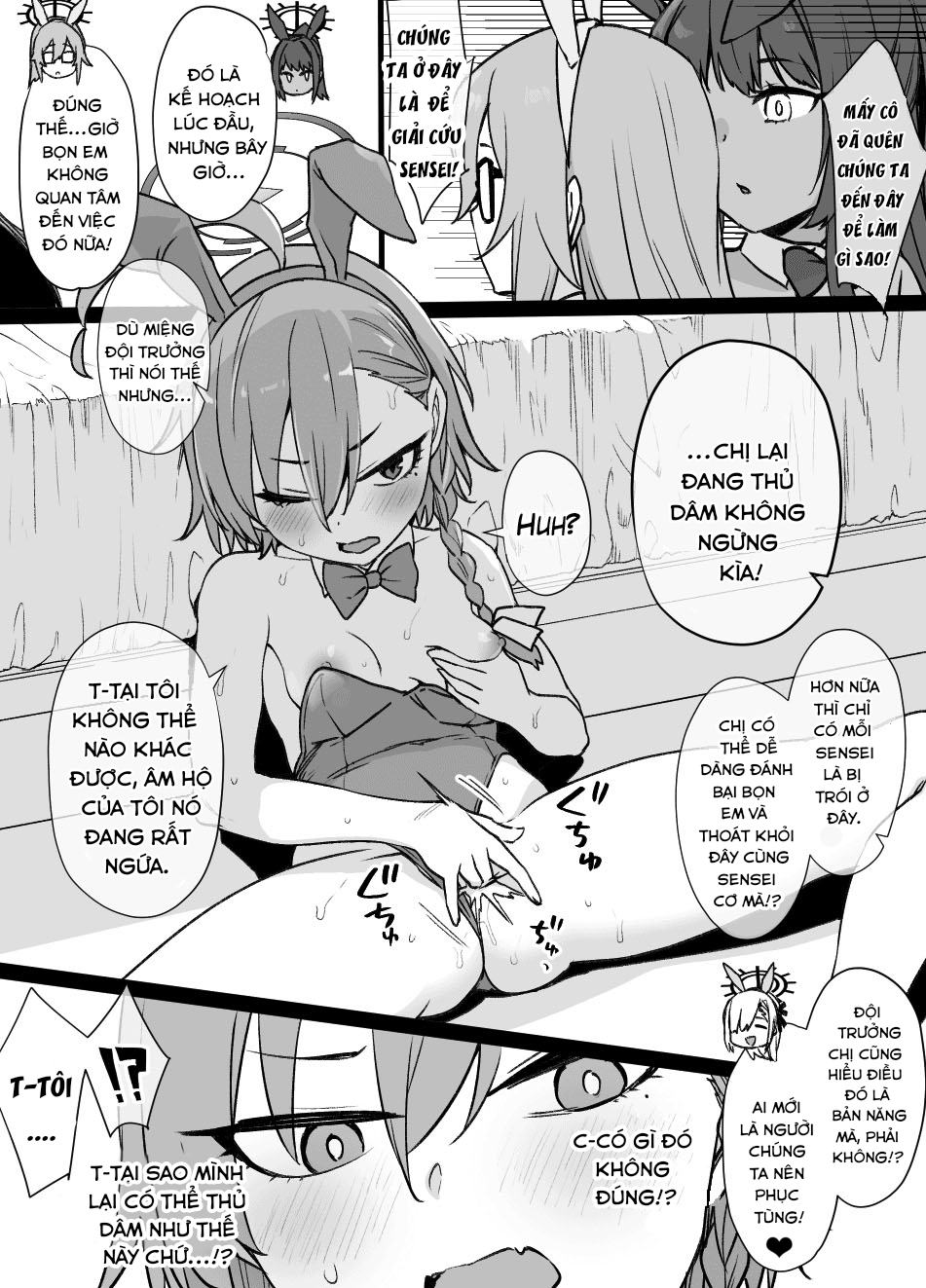 Đọc truyện hentai Blue Archive:Brainwashing Bunny Slave - Oneshot