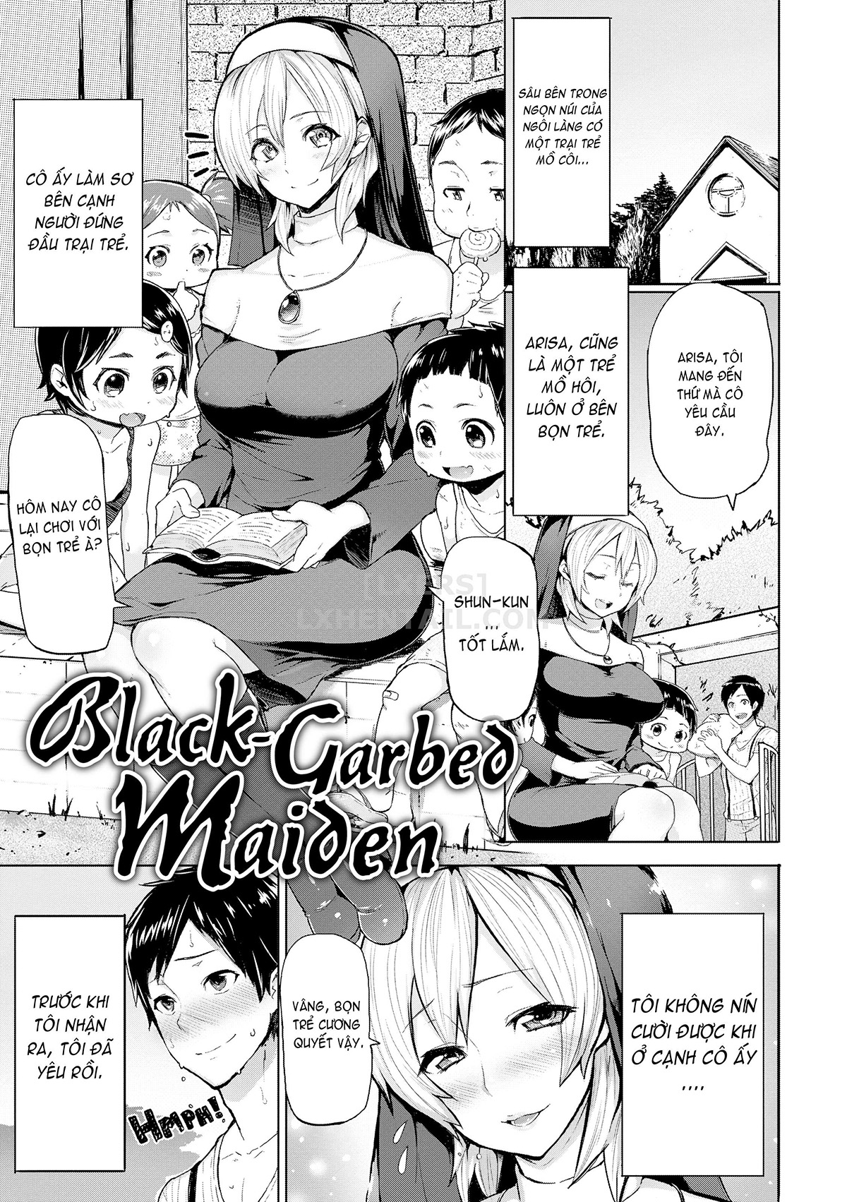 Đọc truyện hentai Let's Get Horny - Chap 13 - Black-Garbed Maiden