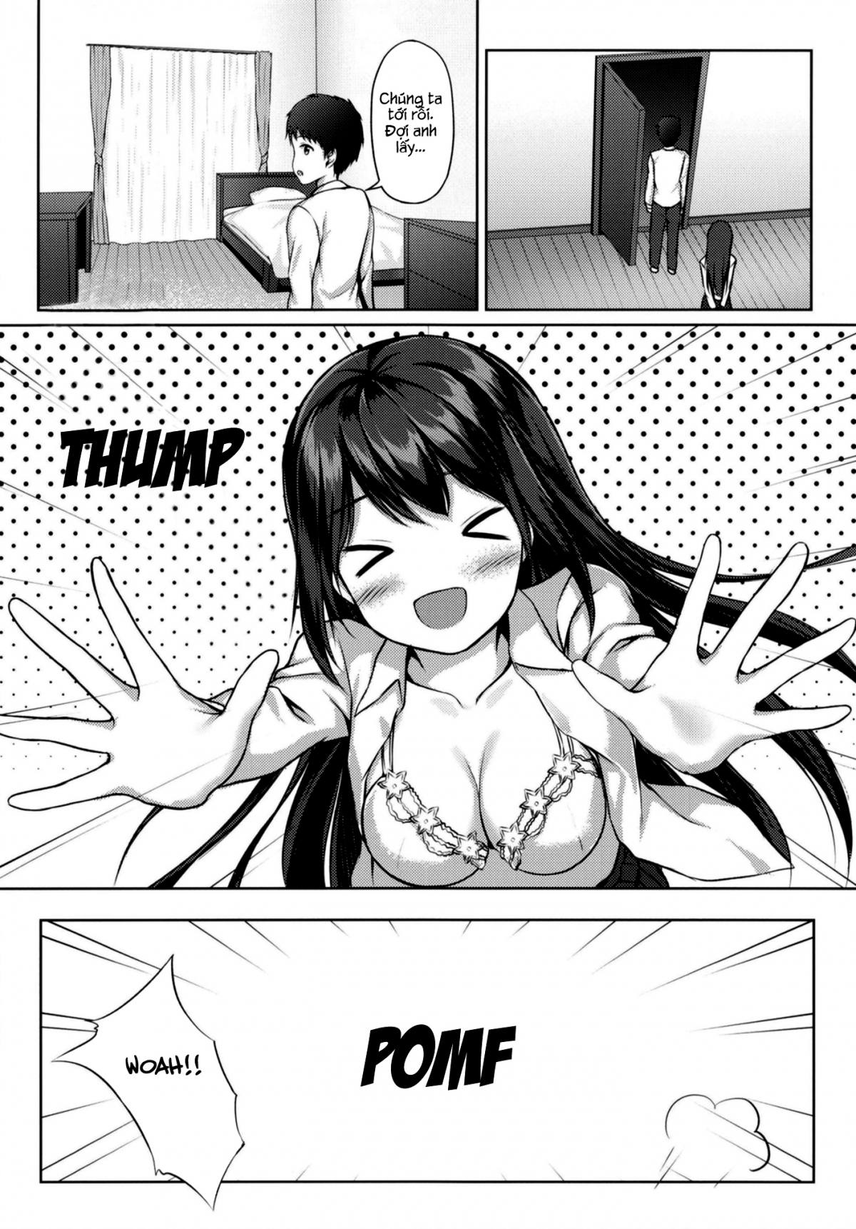 Đọc truyện hentai Sau khi trở về nhà cùng bạn gái... - Oneshot