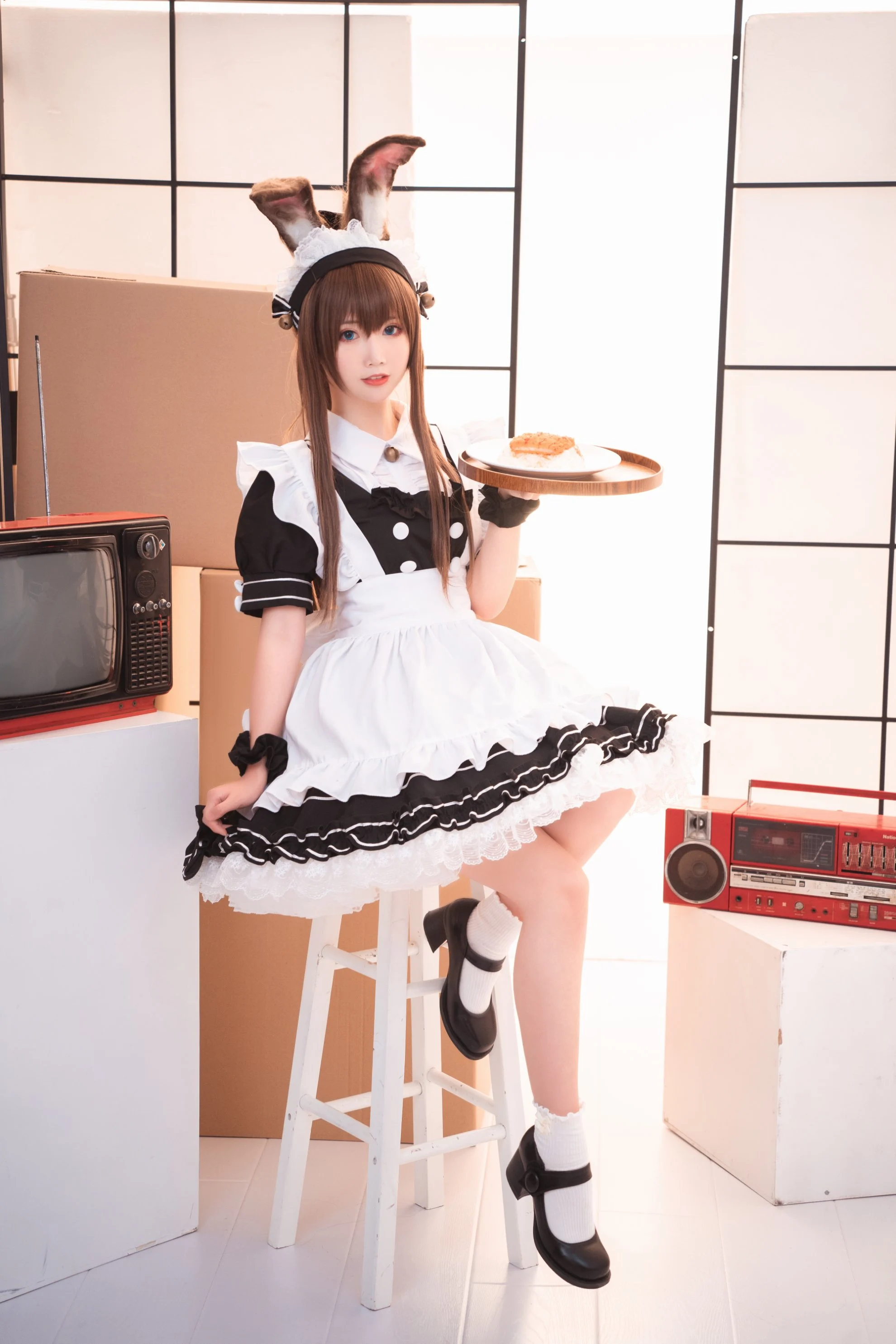 Đọc truyện hentai Tuyển tập Albums siêu phẩm Cosplay - Chap 879 - Noodle Fairy Ami Donkey Maid