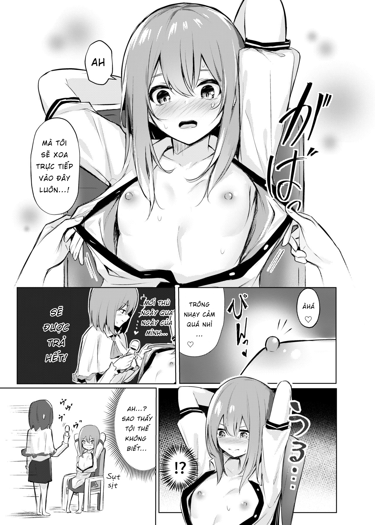 Đọc truyện hentai Tenshi-chan ga Iku-san ni Oshioki sareru Hon (Touhou Project) - Oneshot
