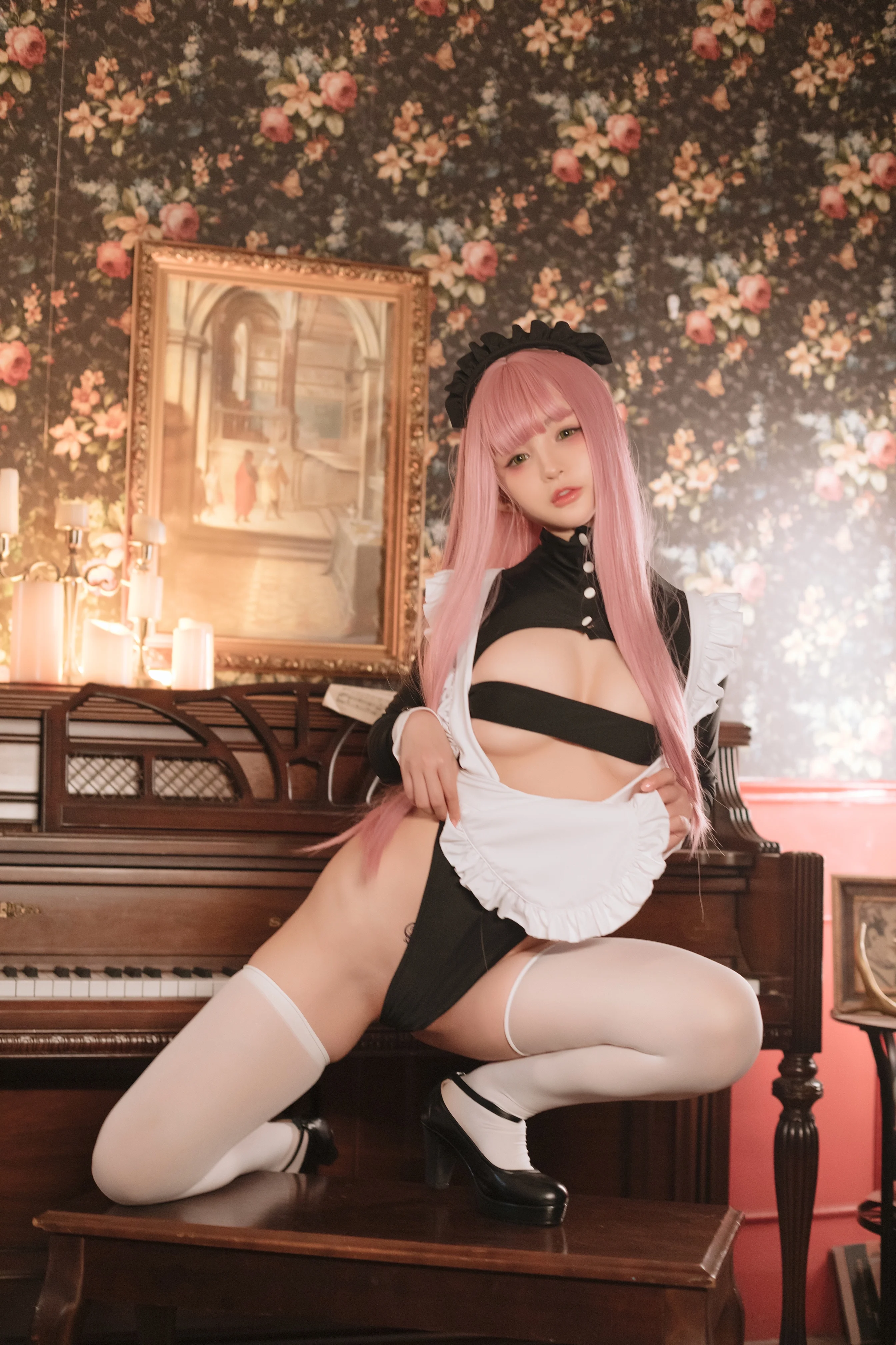 Đọc truyện hentai Tuyển tập Albums siêu phẩm Cosplay - Chap 1207 - Sakurai Nene - Retro Maid