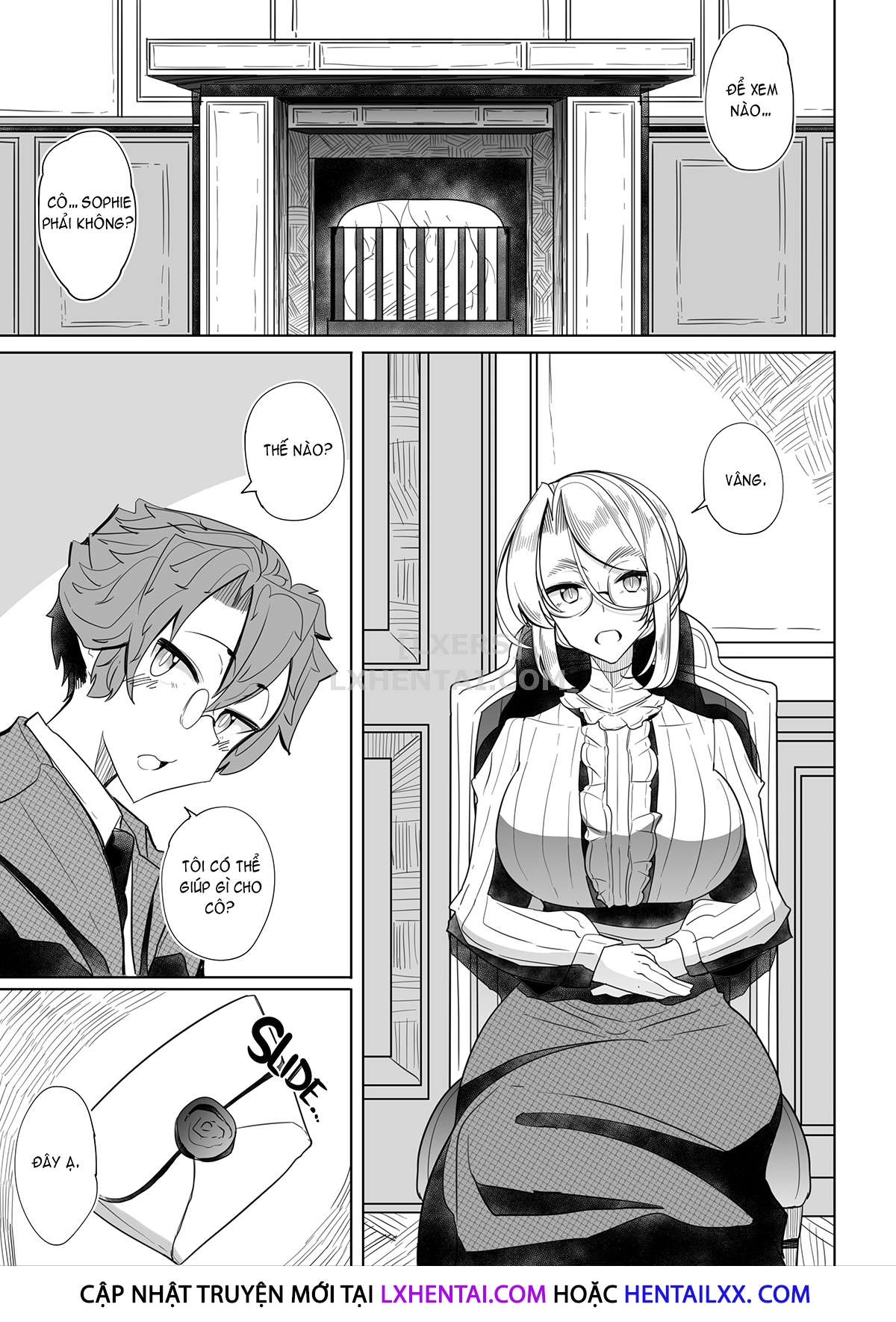 Đọc truyện hentai Shinshi Tsuki Maid no Sophie-san - Chap 1