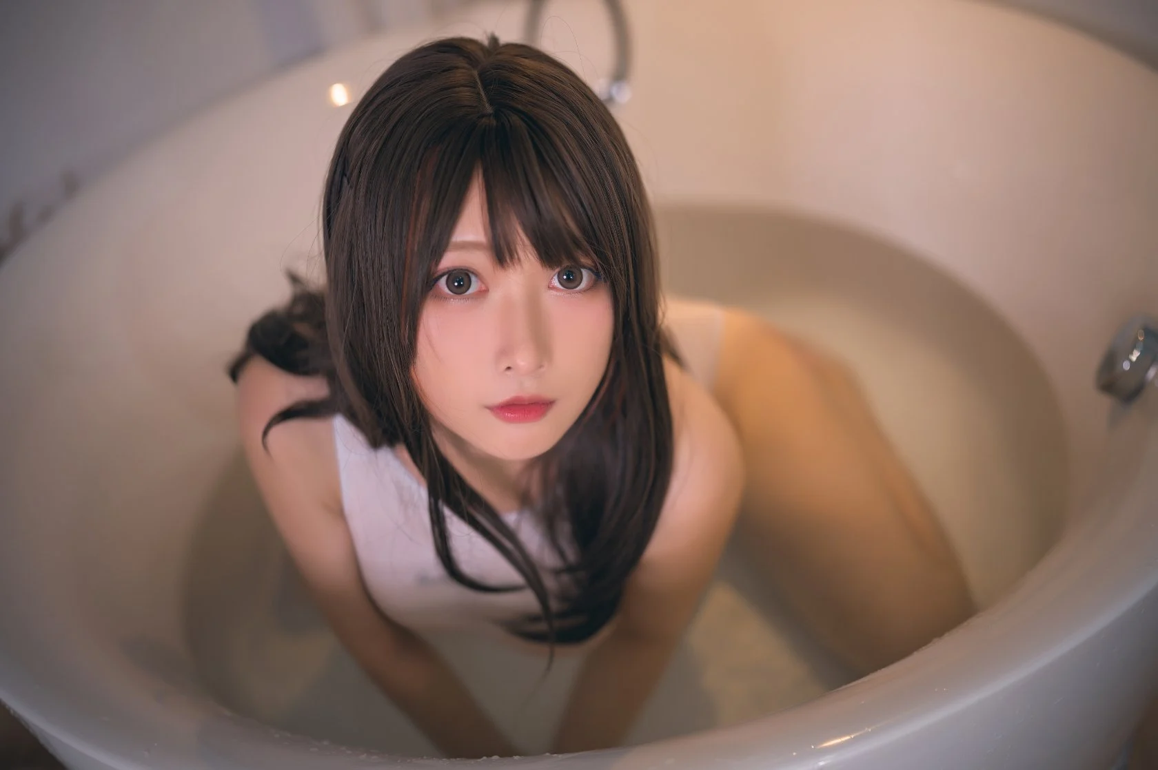 Đọc truyện hentai Tuyển tập Albums siêu phẩm Cosplay - Chap 958 - [Nian Nian_D] White swimming competition + milky zombie selfie + Dafeng + Prince Eugen of Azure Lane