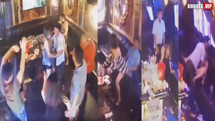 ⁣Hack Camera Săn mấy em tiếp viên Karaoke địt nhau với khách cực ngon