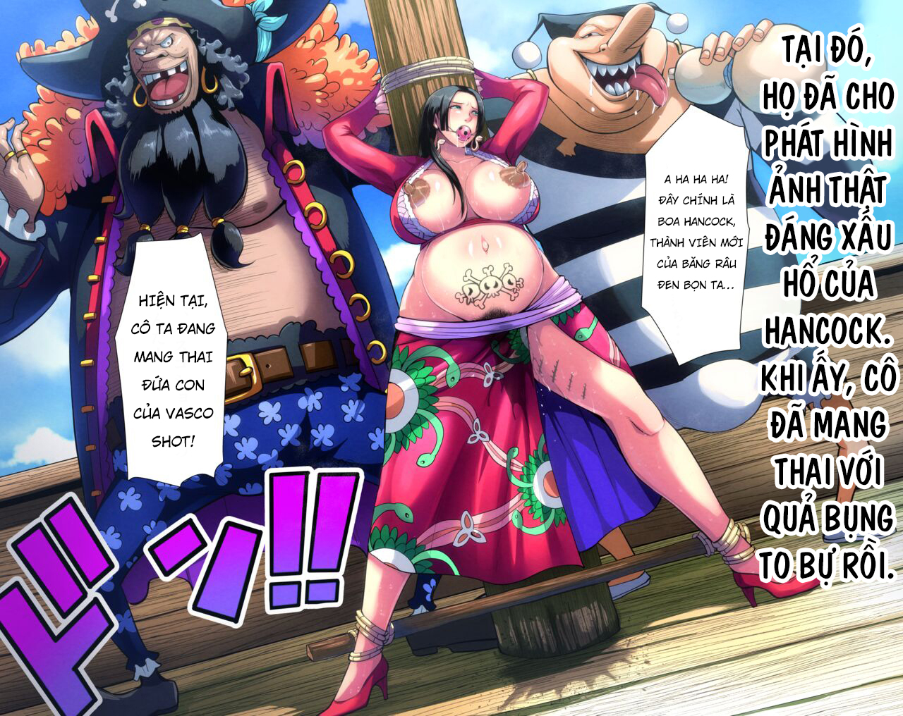 Đọc truyện hentai Cướp biển râu đen cùng em gái boa - Oneshot