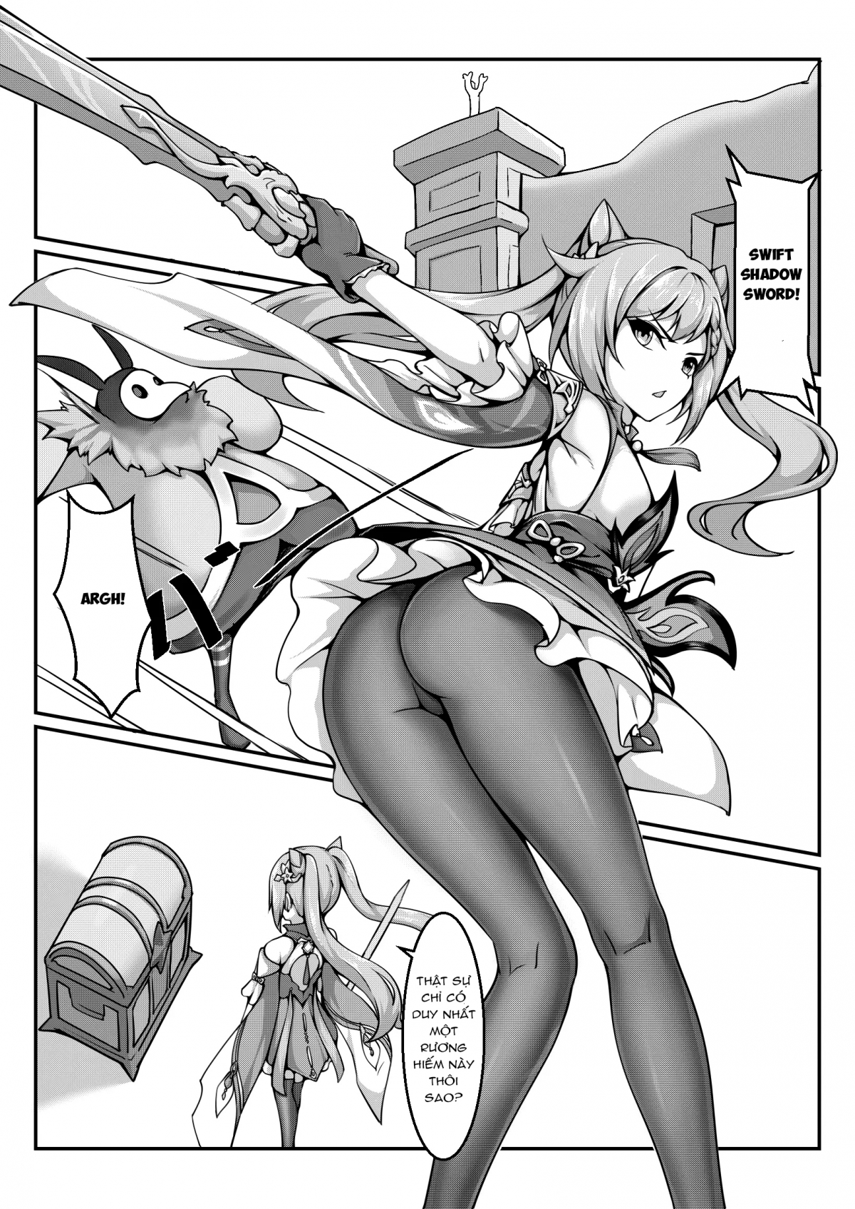 Đọc truyện hentai Làm ơn đừng mở rương tùy tiện mà quý cô Keqing!!! - Oneshot