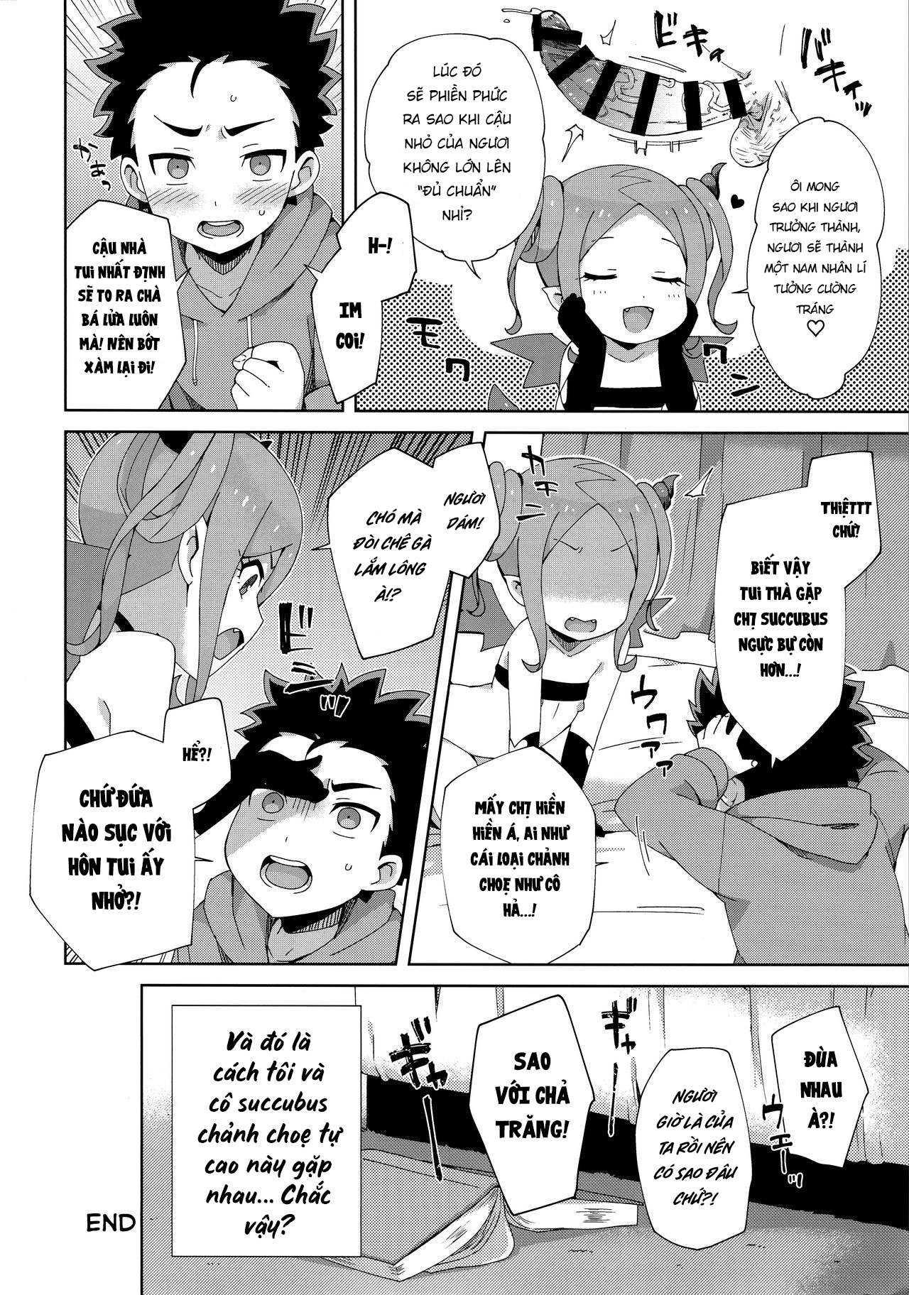 Đọc truyện hentai Hajimete wa Succubus - Oneshot