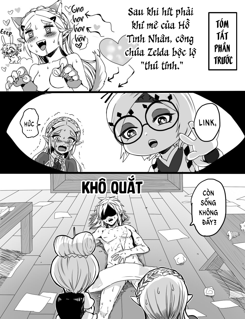 Đọc truyện hentai Vụ án Hồ Tình Yêu (The Legend of Zelda) - Chap II