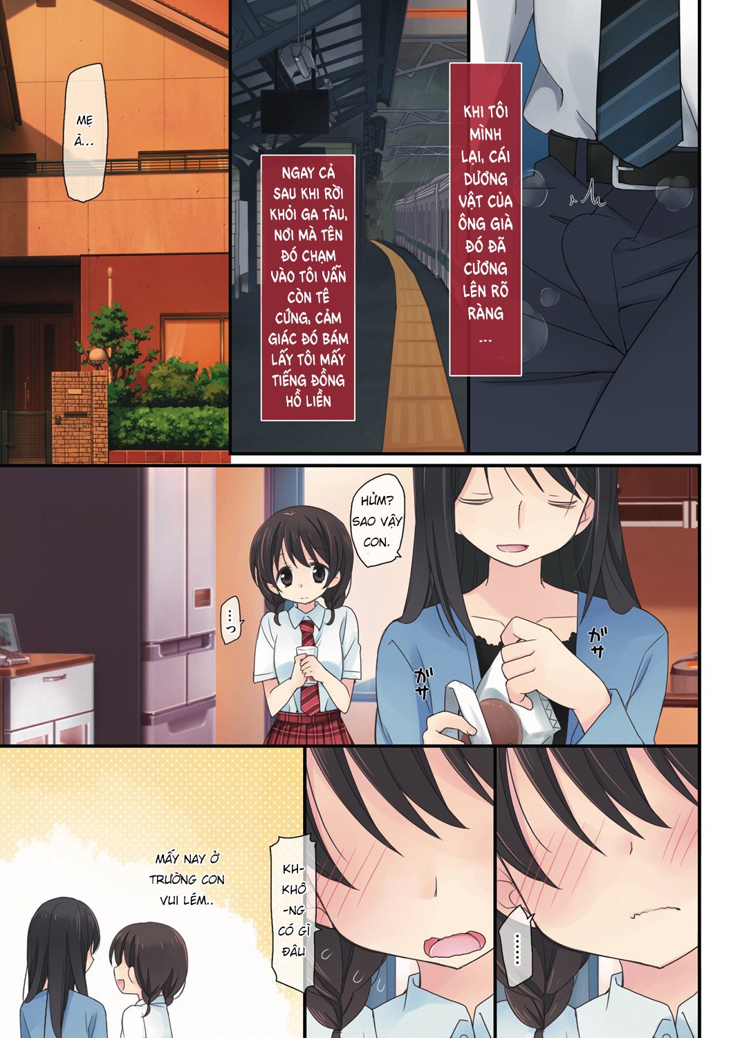 Đọc truyện hentai Tôi Đã Bị Quấy Rối Tình Dục Trên Tàu Trong Suốt 3 Năm Như Thế Nào? - Chap 1