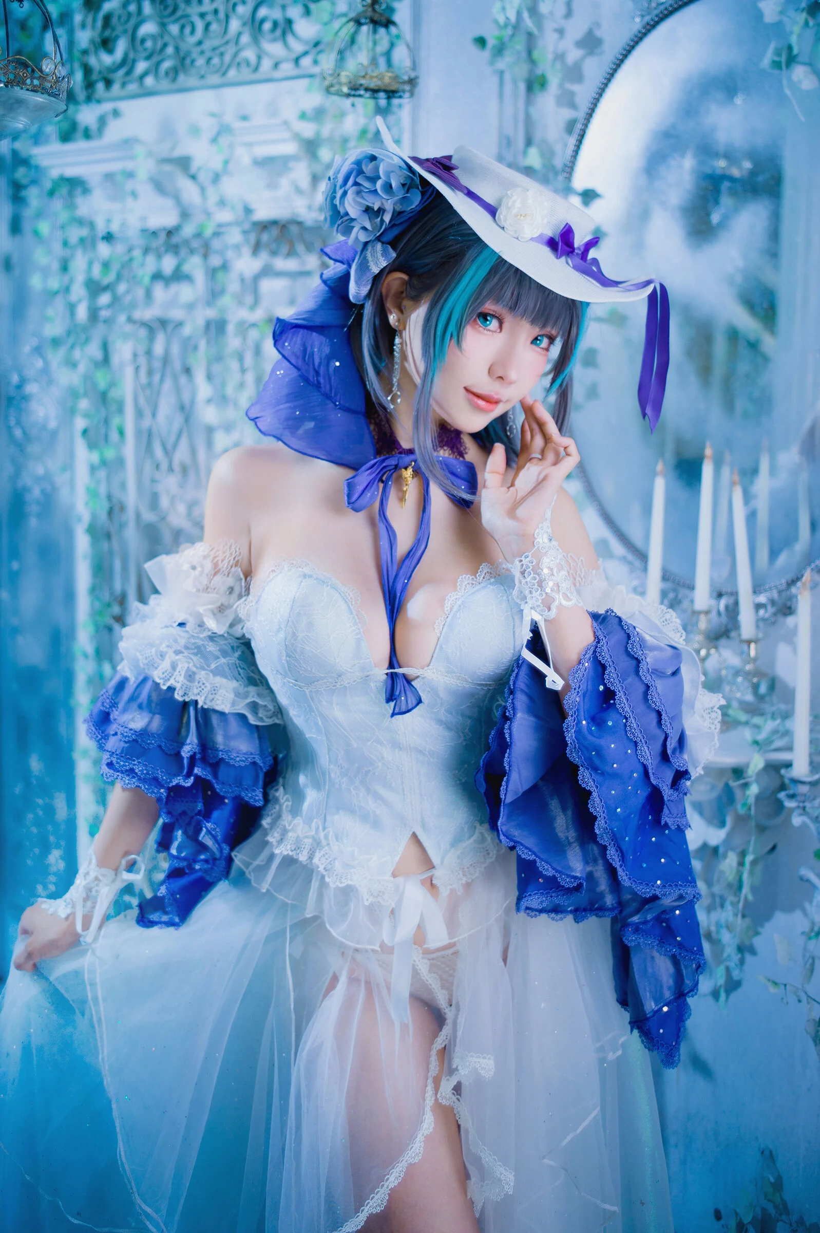 Đọc truyện hentai Tuyển tập Albums siêu phẩm Cosplay - Chap 365 - ely - cheshire dress