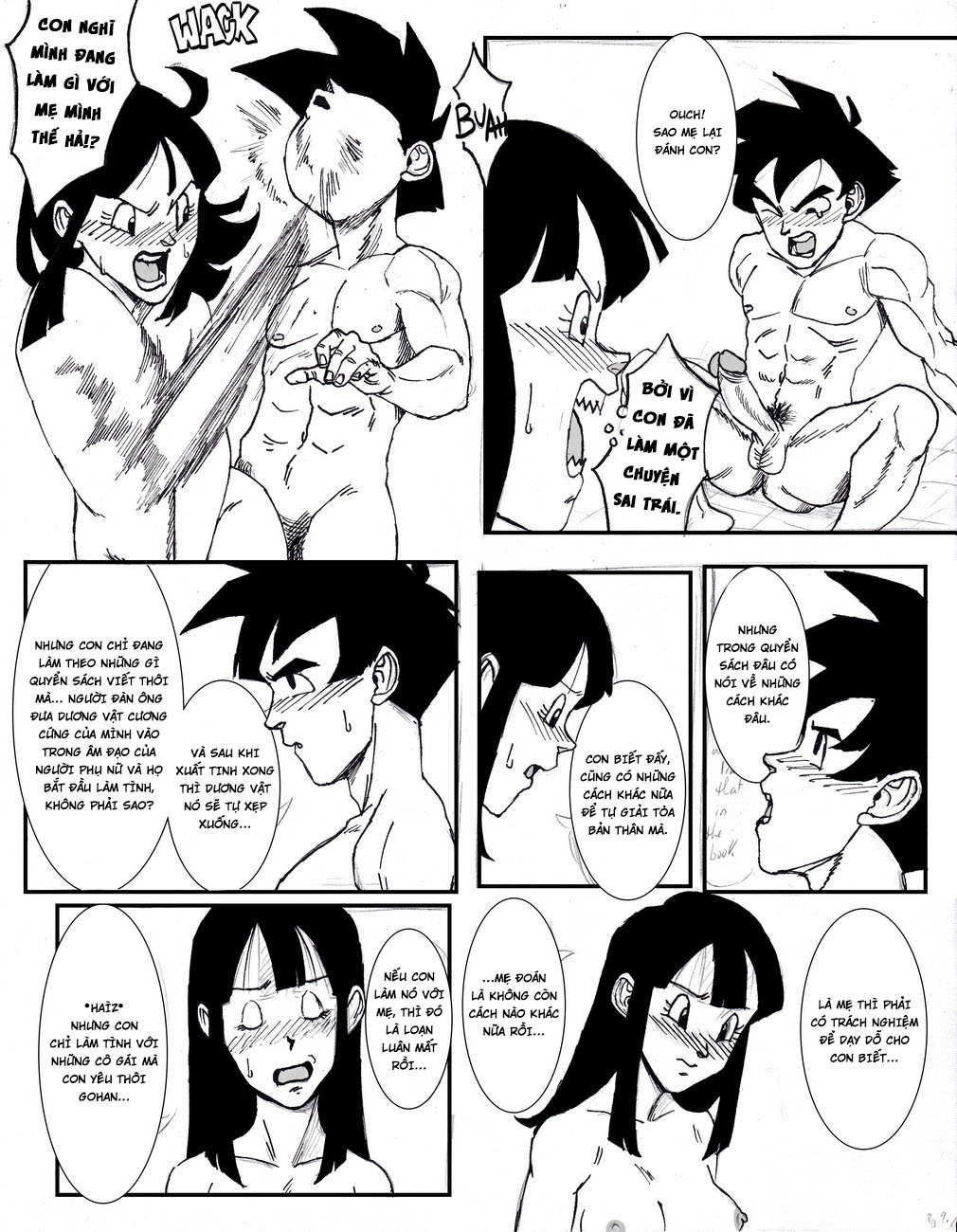 Đọc truyện hentai Chichi và Gohan - Oneshot