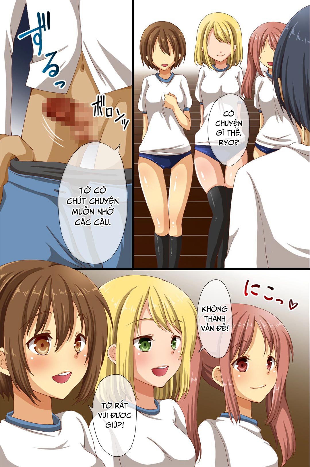 Đọc truyện hentai Thống trị cả ngôi trường - Mọi người đều bị thôi miên - Chap 1B