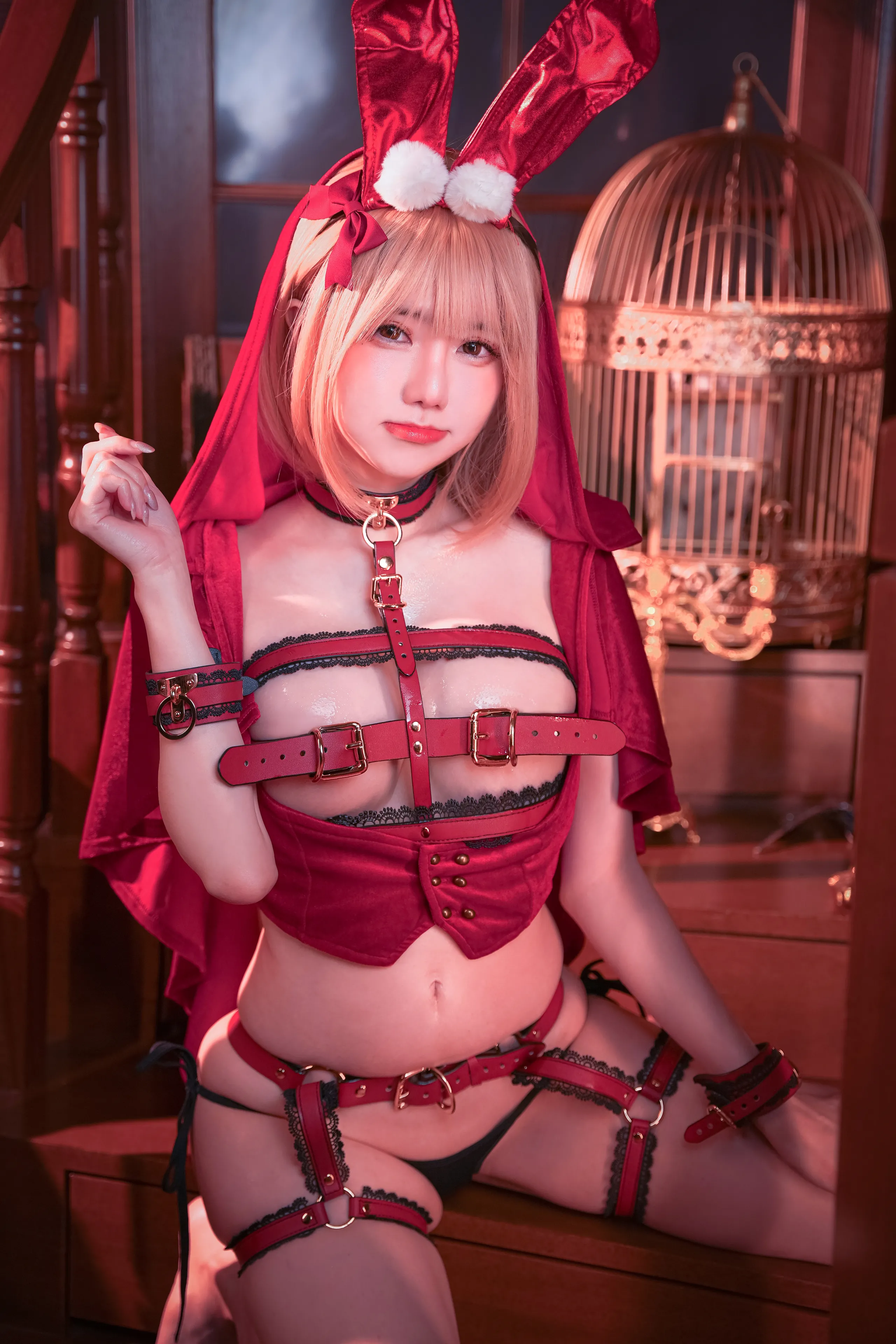 Đọc truyện hentai Tuyển tập Albums siêu phẩm Cosplay - Chap 1073 - Sally Dorasnow - Red Riding Hood