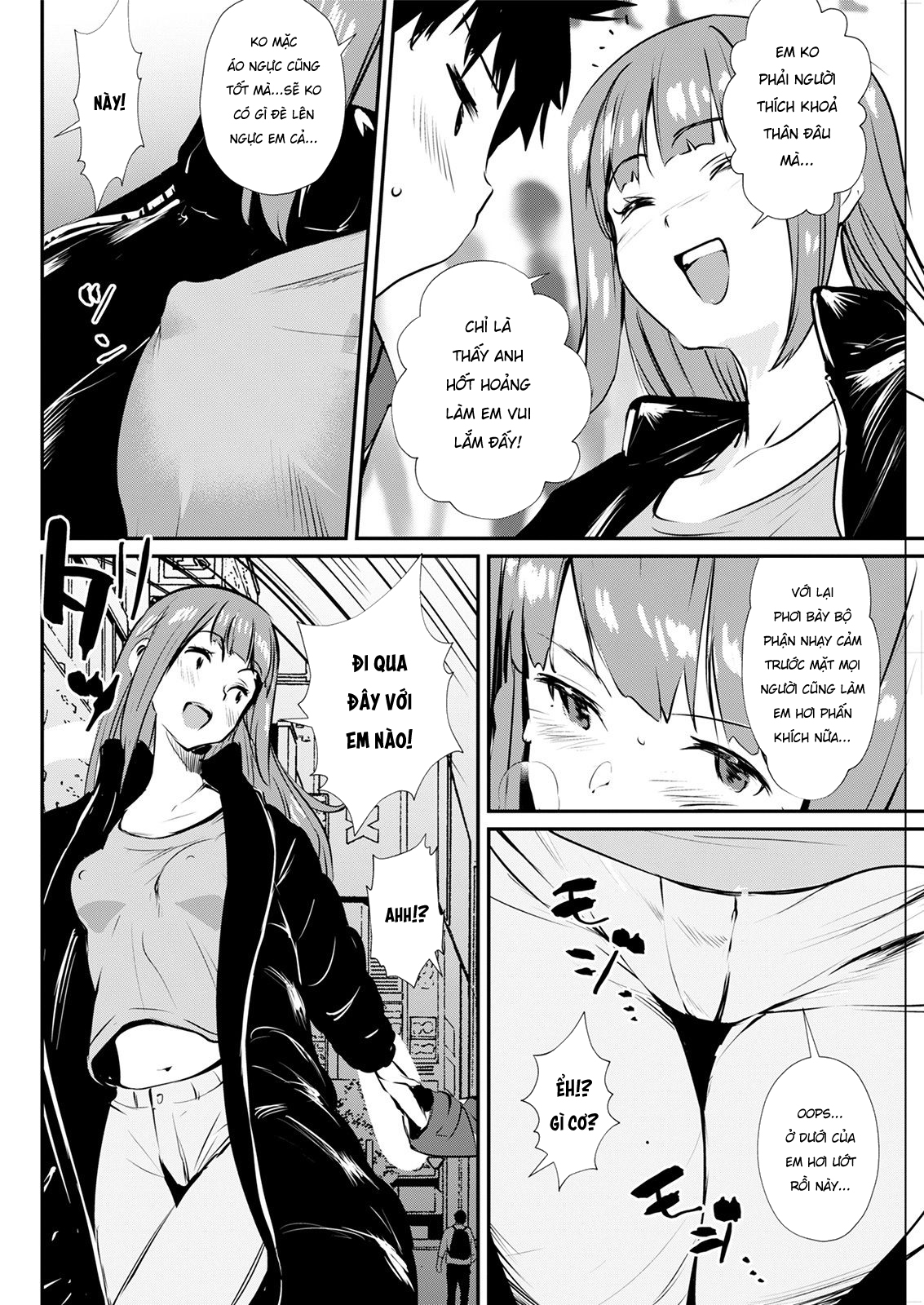 Đọc truyện hentai Cô nàng không áo lót - Oneshot