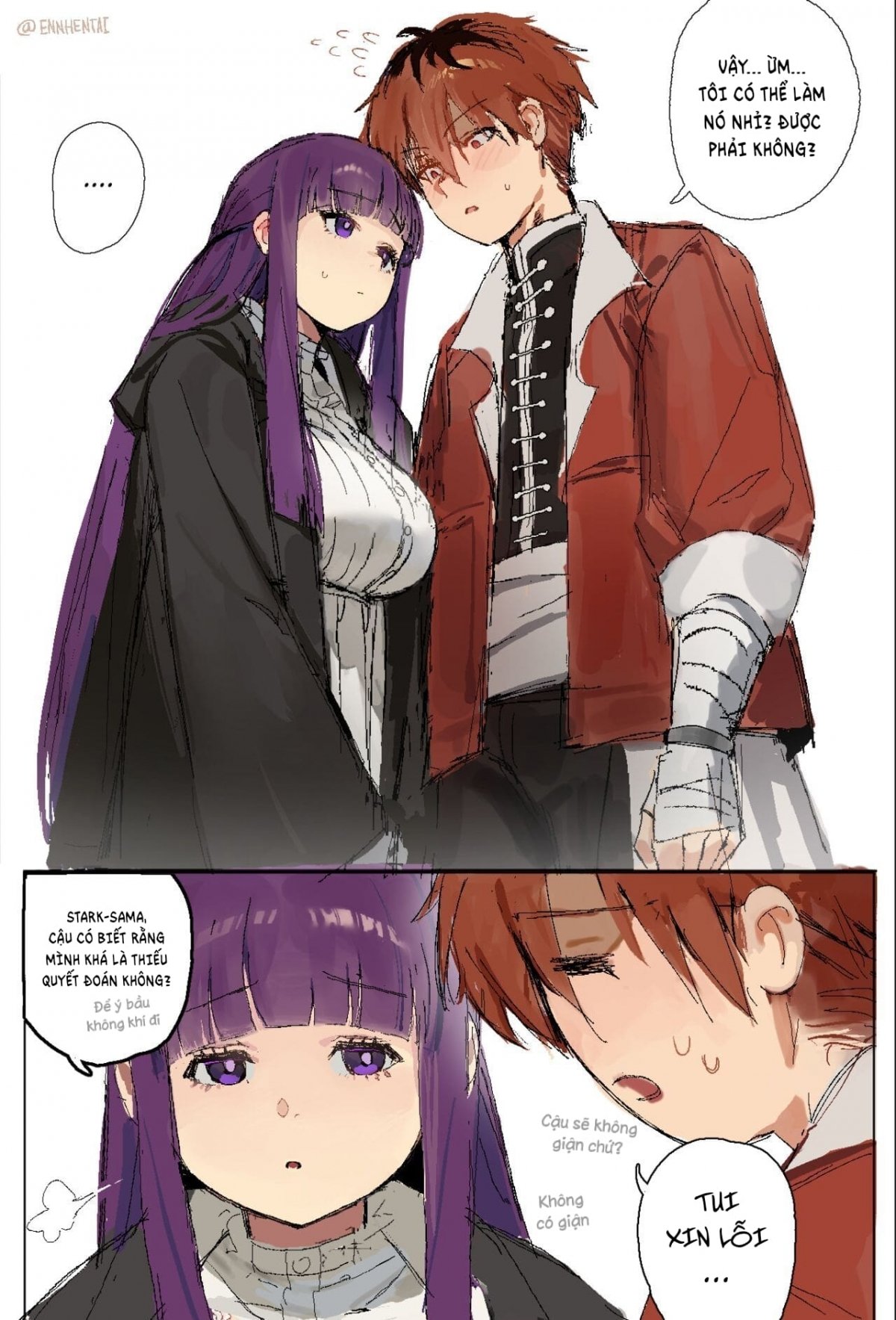 Đọc truyện hentai Fern x Stark - 1 Bắn