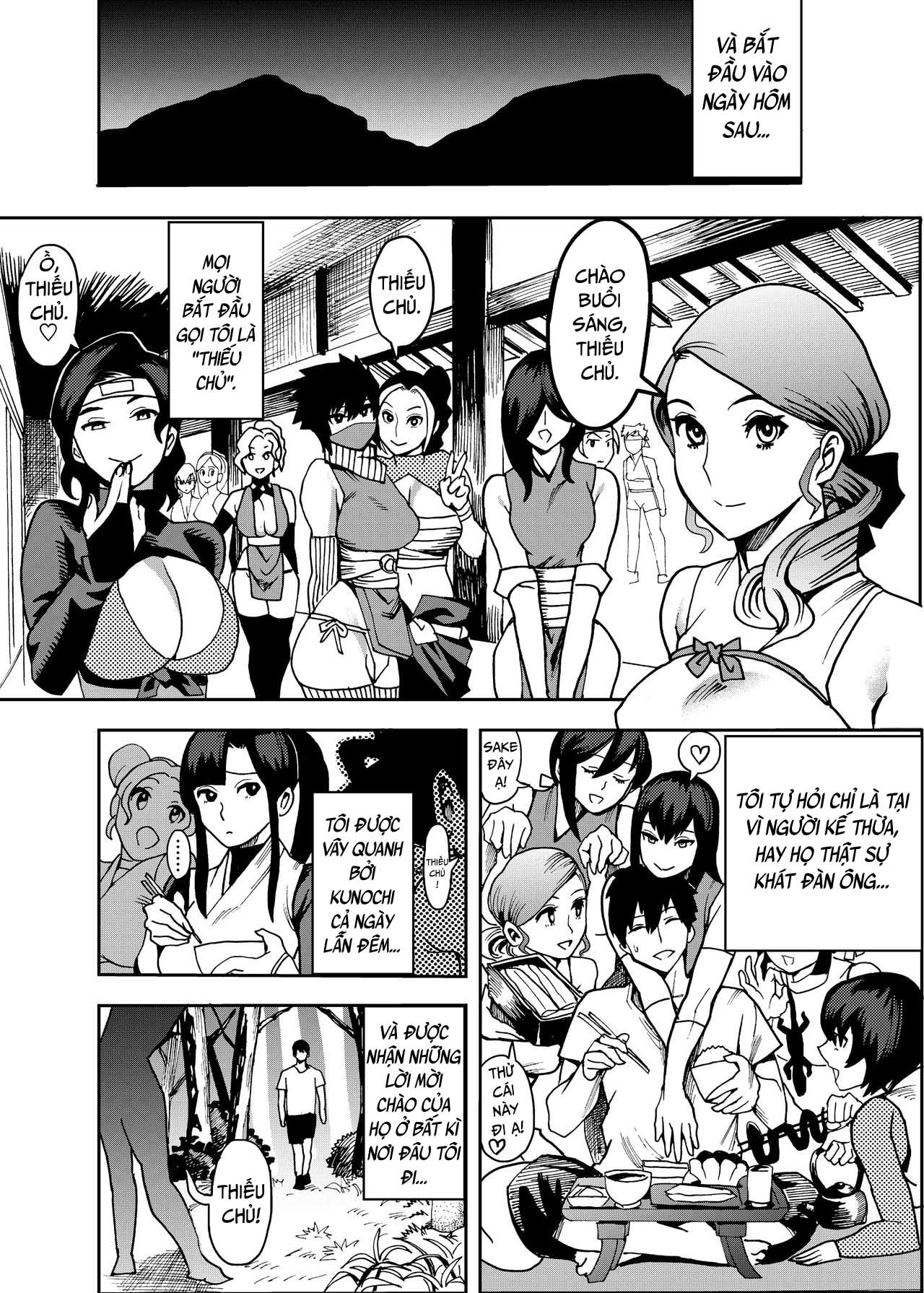 Đọc truyện hentai Oideyo! Kunoichi no Sato - Chap 1: Oideyo! Kunoichi no Sato