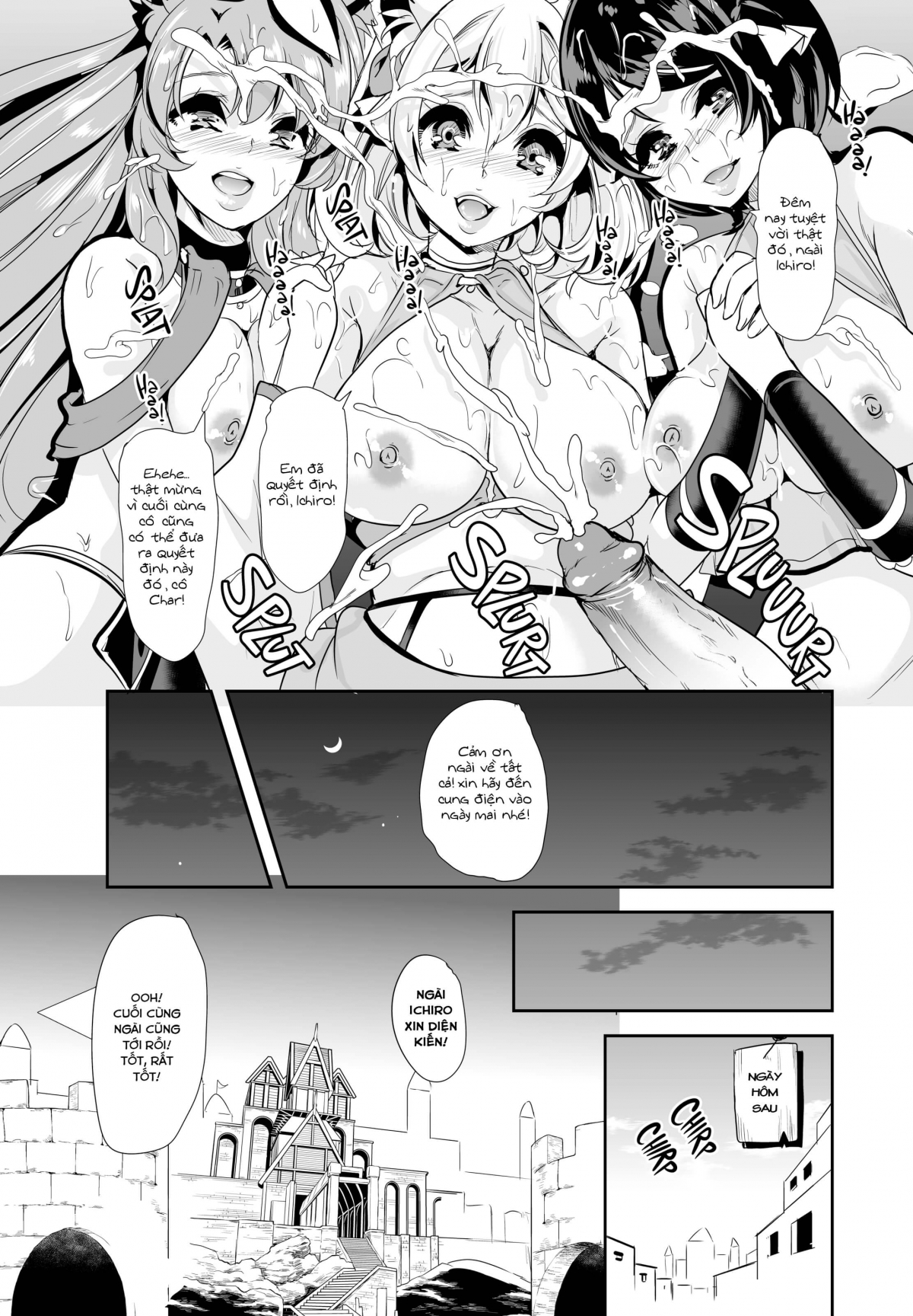 Đọc truyện hentai Dàn Harem tại dị giới - Chap 3(B)