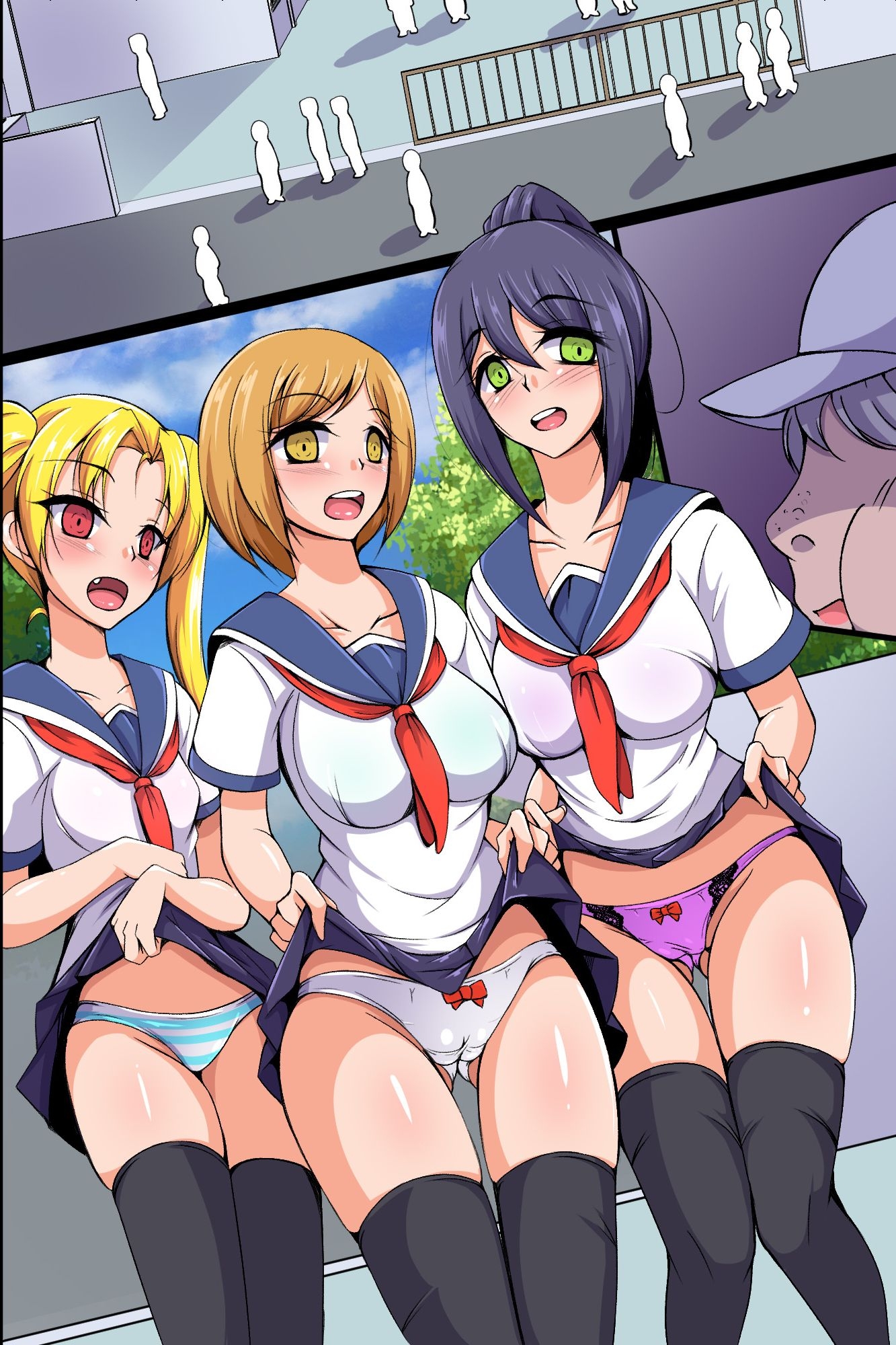 Đọc truyện hentai Oppai Share House no Ero Rule - Chap 1