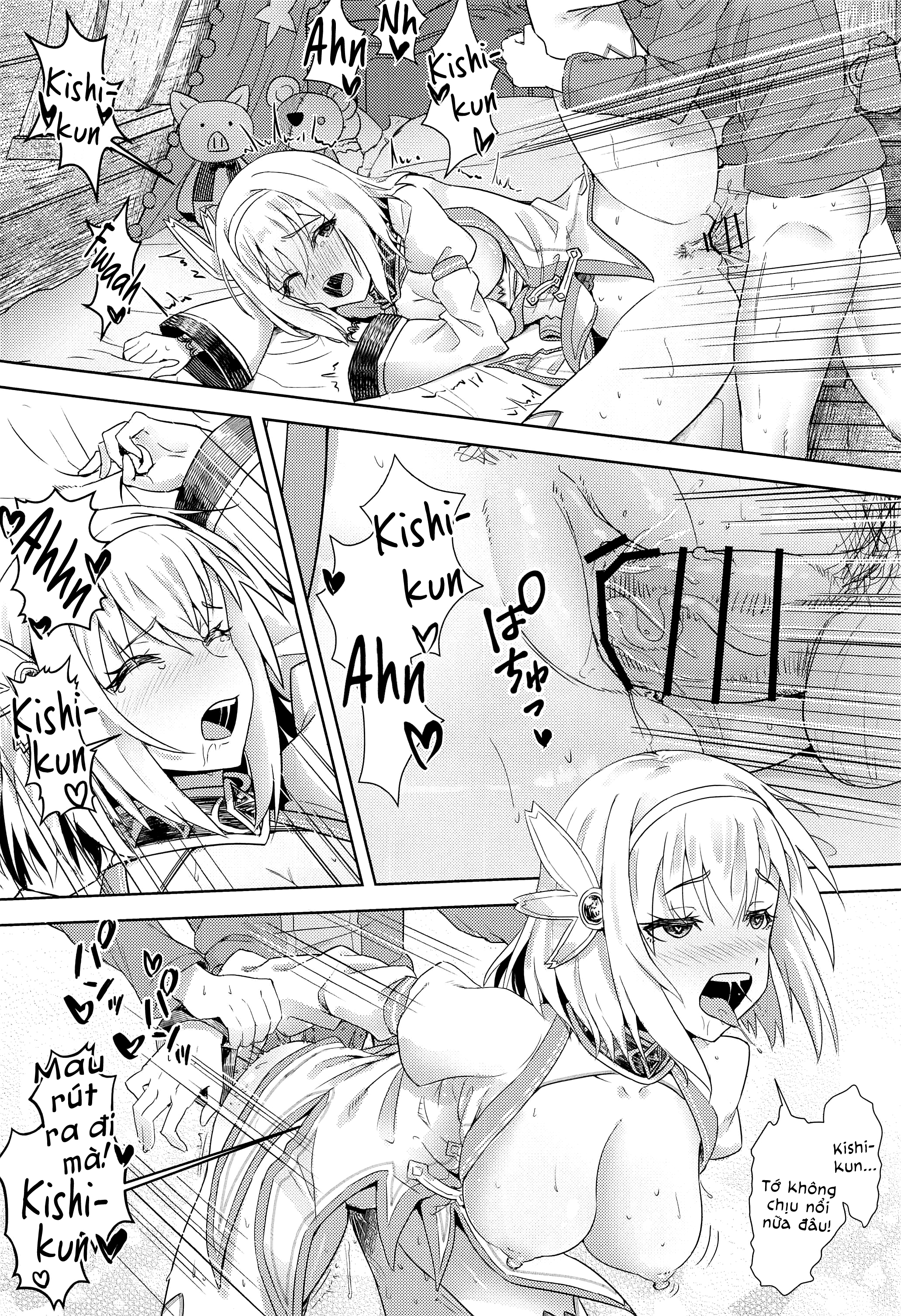 Đọc truyện hentai Yui-chan to Kishi-kun Futarikiri no Hitotoki - Oneshot