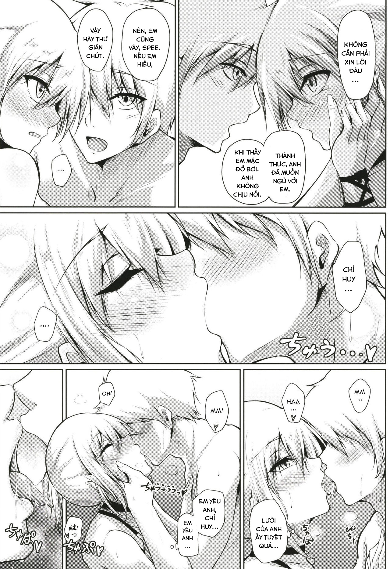 Đọc truyện hentai Afureru Kurai, Kimi ga Suki. Ni (Azur Lane) - Oneshot