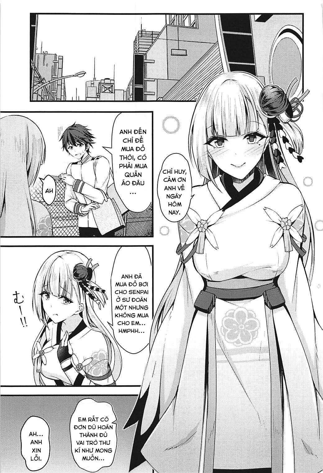 Đọc truyện hentai Có tốt không khi Shoukaku là người biến thái? - Oneshot