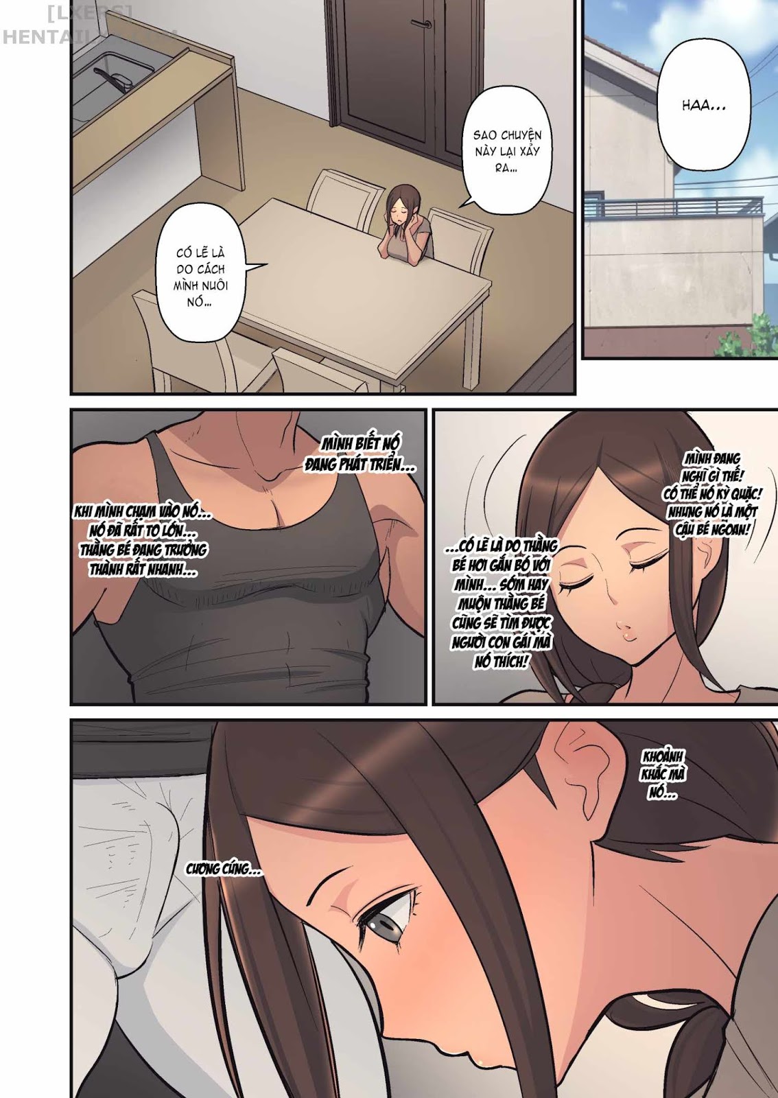 Đọc truyện hentai Haha kara Inbo ni Natta Wake - Oneshot