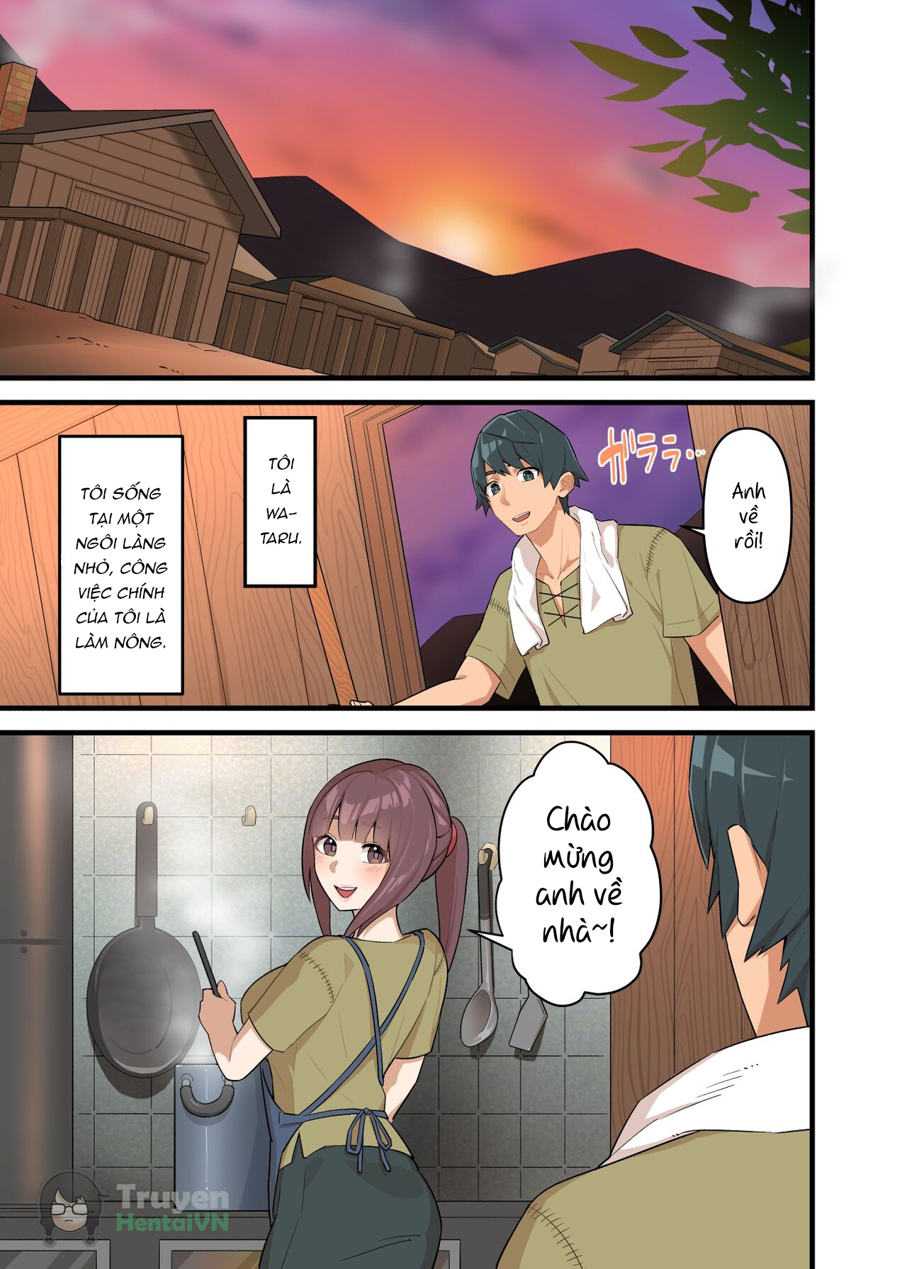 Đọc truyện hentai Thợ săn quỷ may mắn và cô quỷ hấp tinh múp rụp - Chap 1