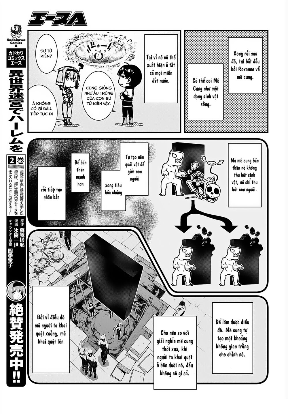 Đọc truyện hentai Lập Harem Chốn Mê Cung Ở Dị Giới - Chap 7.2