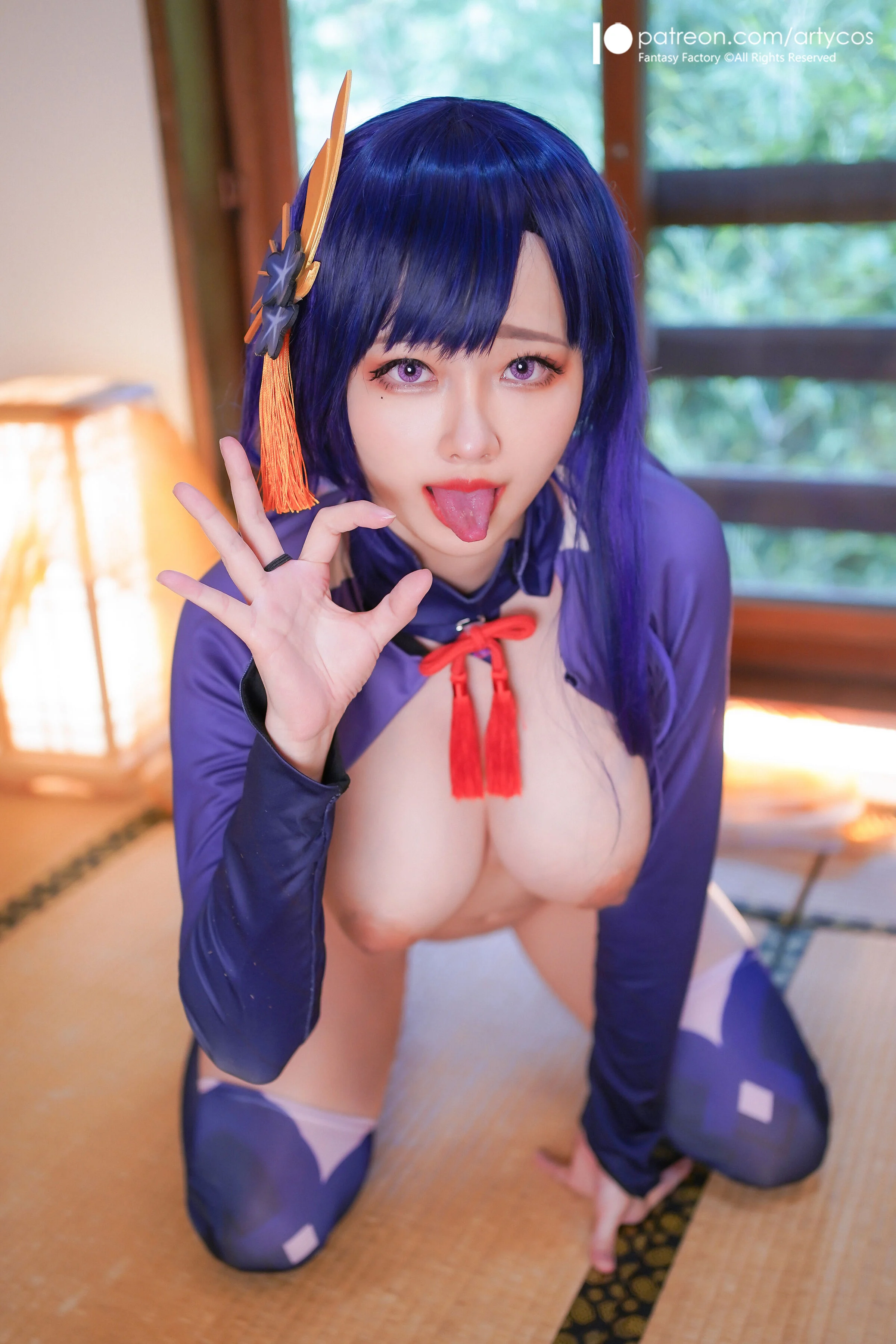 Đọc truyện hentai Tuyển tập Albums siêu phẩm Cosplay - Chap 296 - Arty Huang - Genshin Raiden Ei