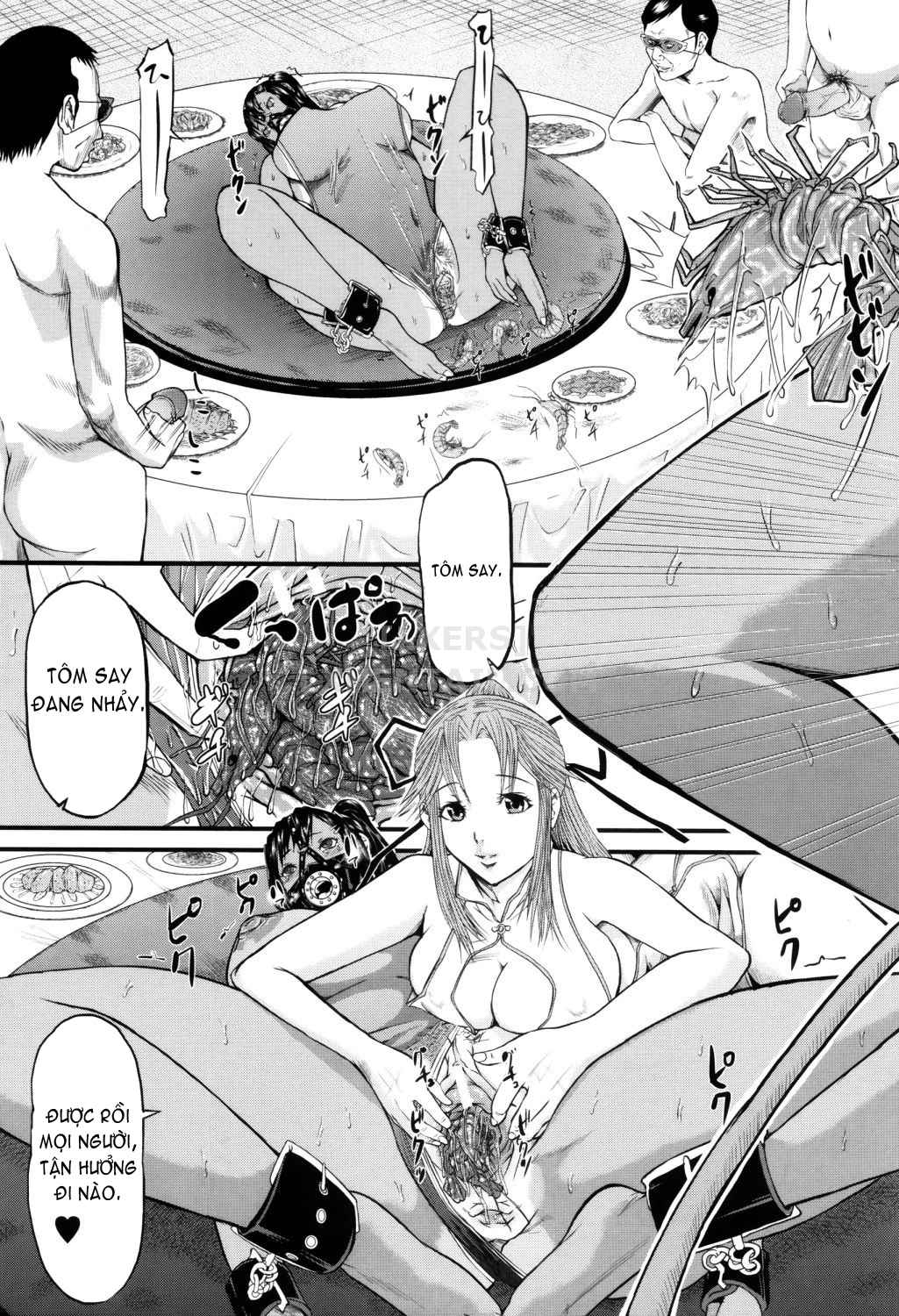 Đọc truyện hentai Onna Jigoku, Niku No Tsubo Hentairui Inranka Mesubuta Ichidaiki - Chap 7