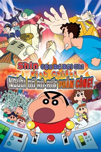 Shin Cậu Bé Bút Chì Kịch Chiến Người Bố Rôbốt Phản Công