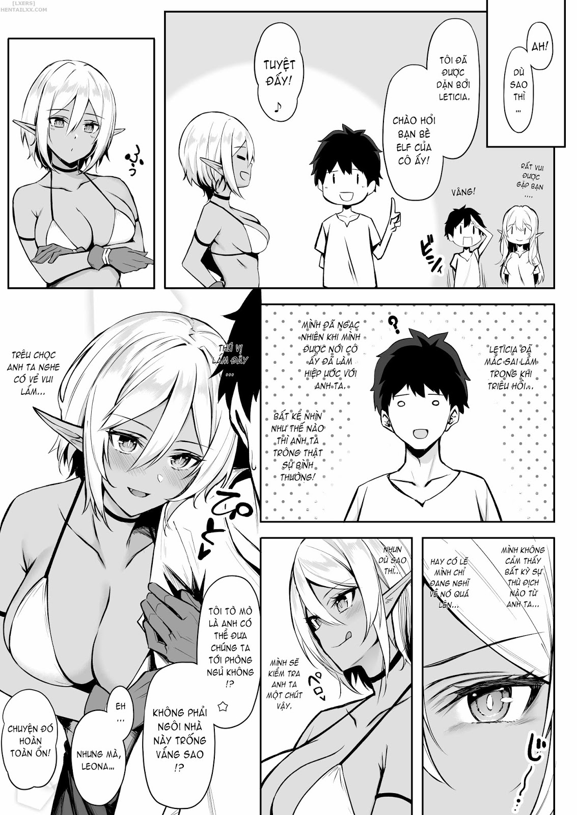 Đọc truyện hentai Chuyển sinh - Thích chị Elf phải không? - Chap 2 - Có che