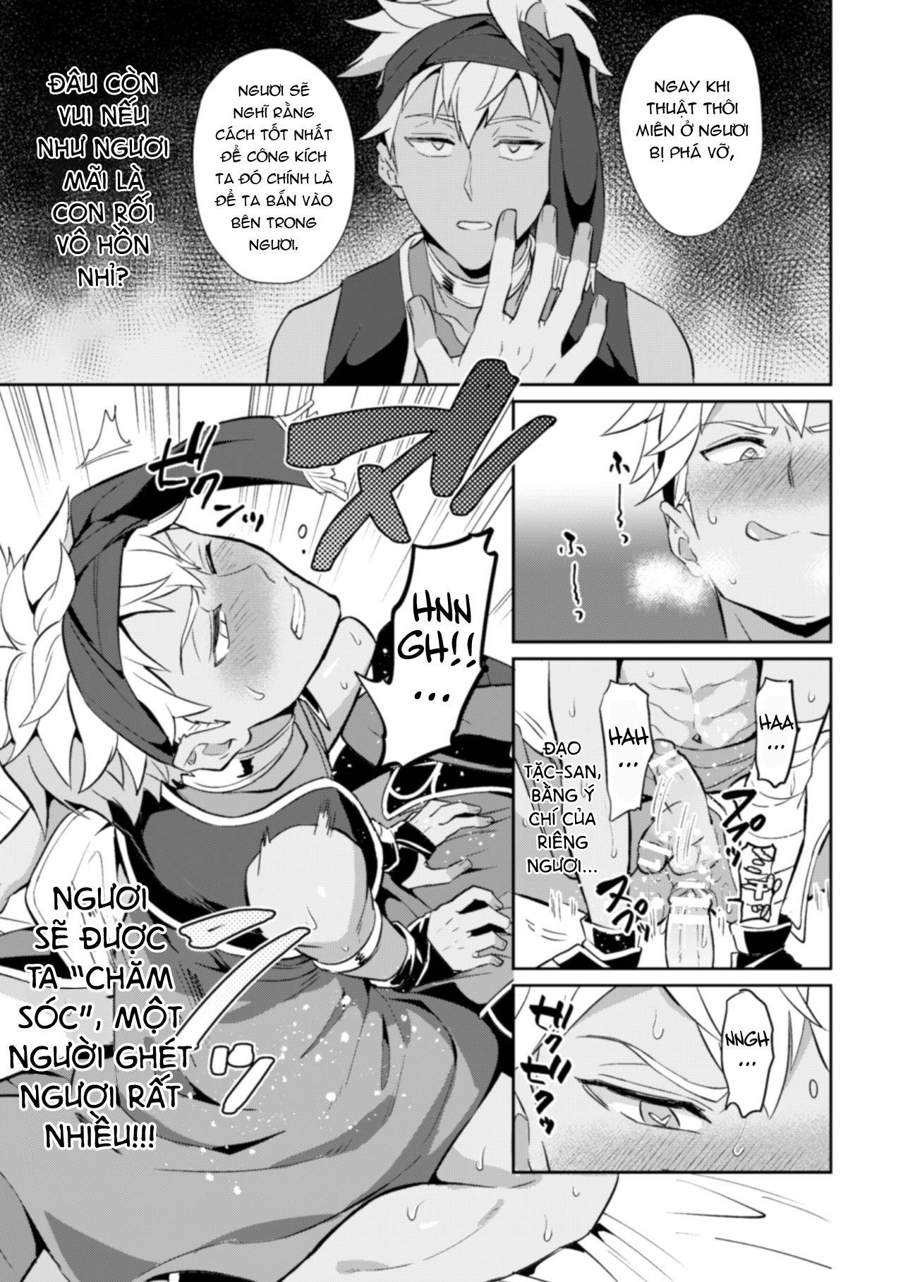 Đọc truyện hentai Cuốn Sách Ma Thuật Bị Nguyền Rủa - Chap 1 - Anh đạo tặc hoàn toàn bị khuất phục bởi phép thôi miên.