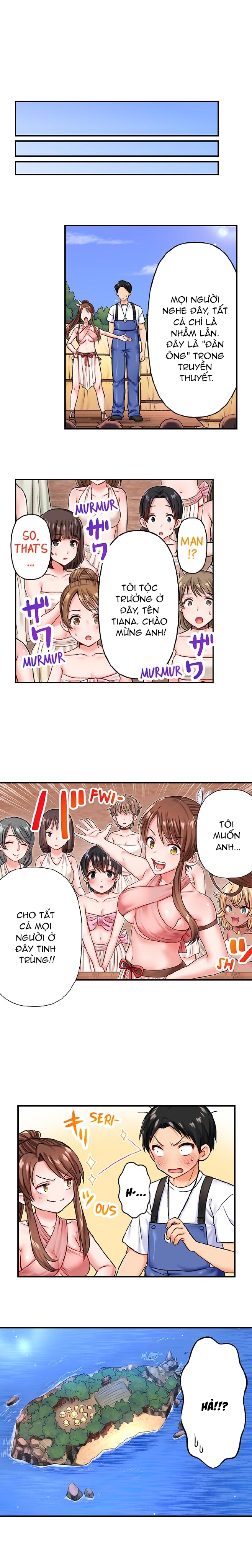 Đọc truyện hentai Lạc đến đảo phụ nữ và thịt hết gái ở đấy - Chap 3: Địt thật ( chạm eng )