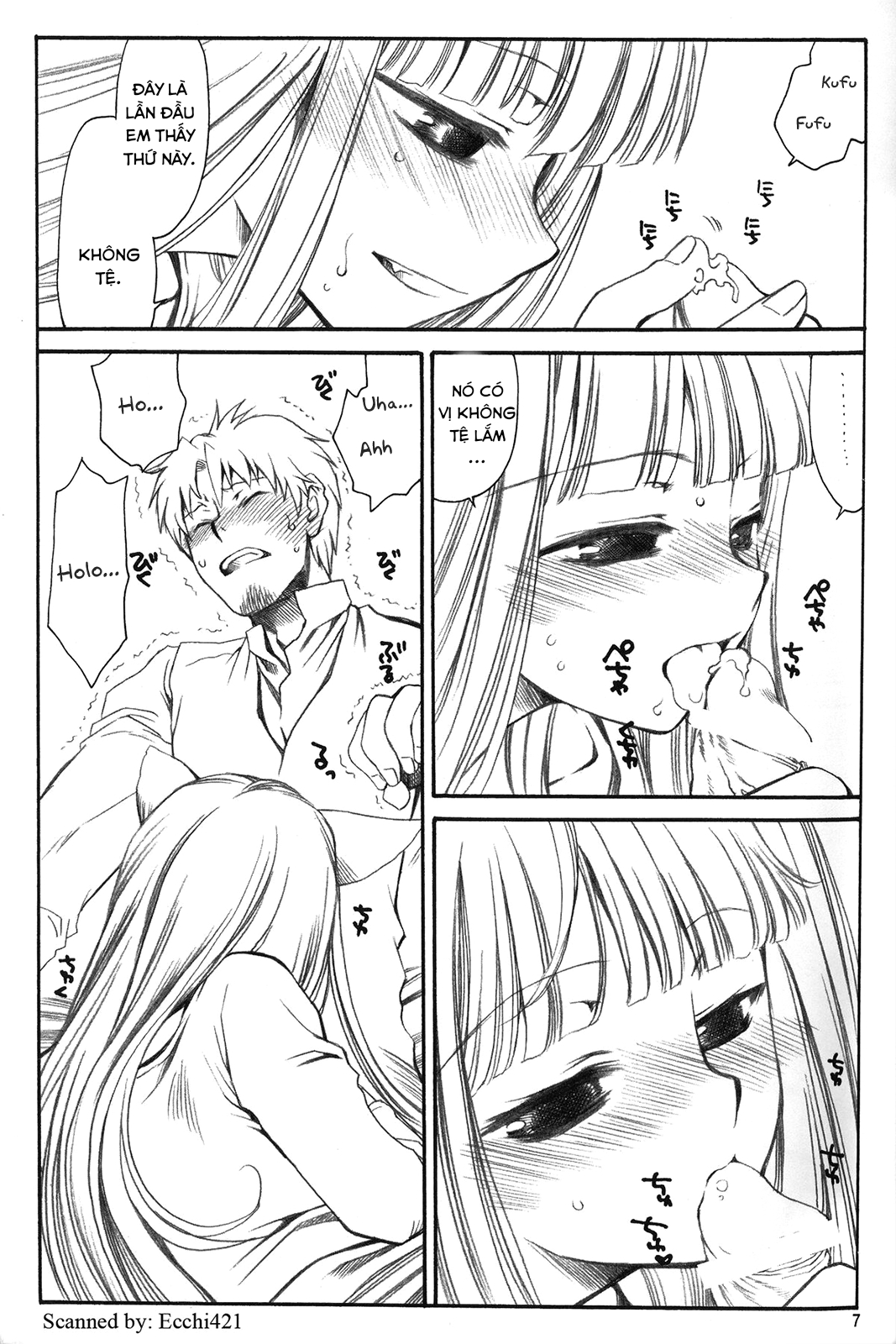 Đọc truyện hentai Shiawase o Ushinau Naraba Kinyoku Nado Gu no Kocchou (Sói và gia vị) - Oneshot