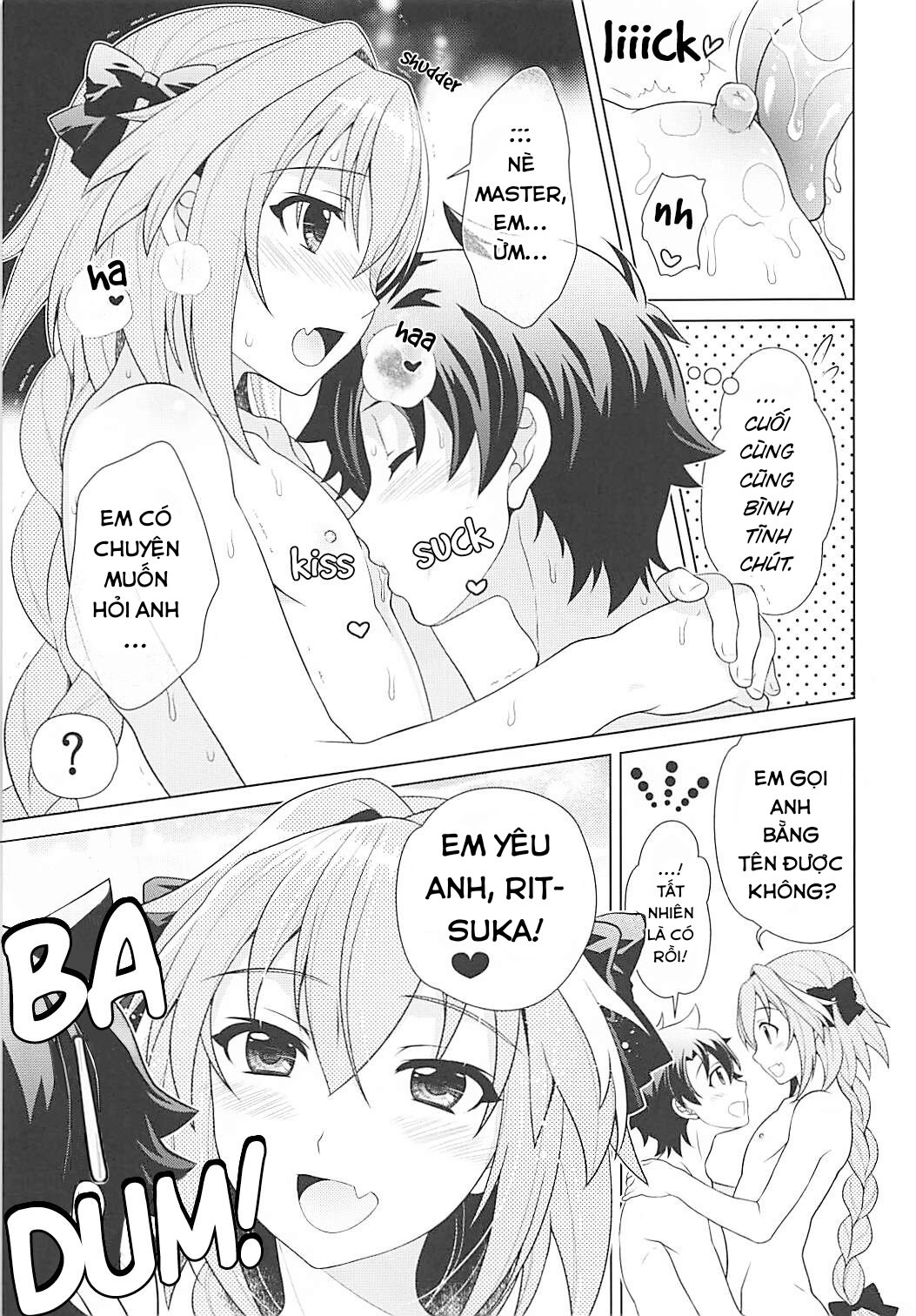 Đọc truyện hentai Sau hôm nay, tôi là người yêu của Master. - Oneshot