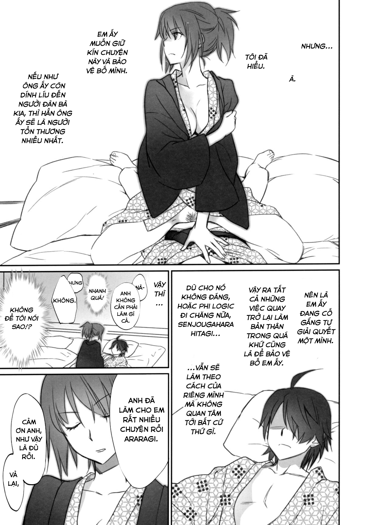 Đọc truyện hentai Hitagi family (Bakemonogatari) - Chap 2