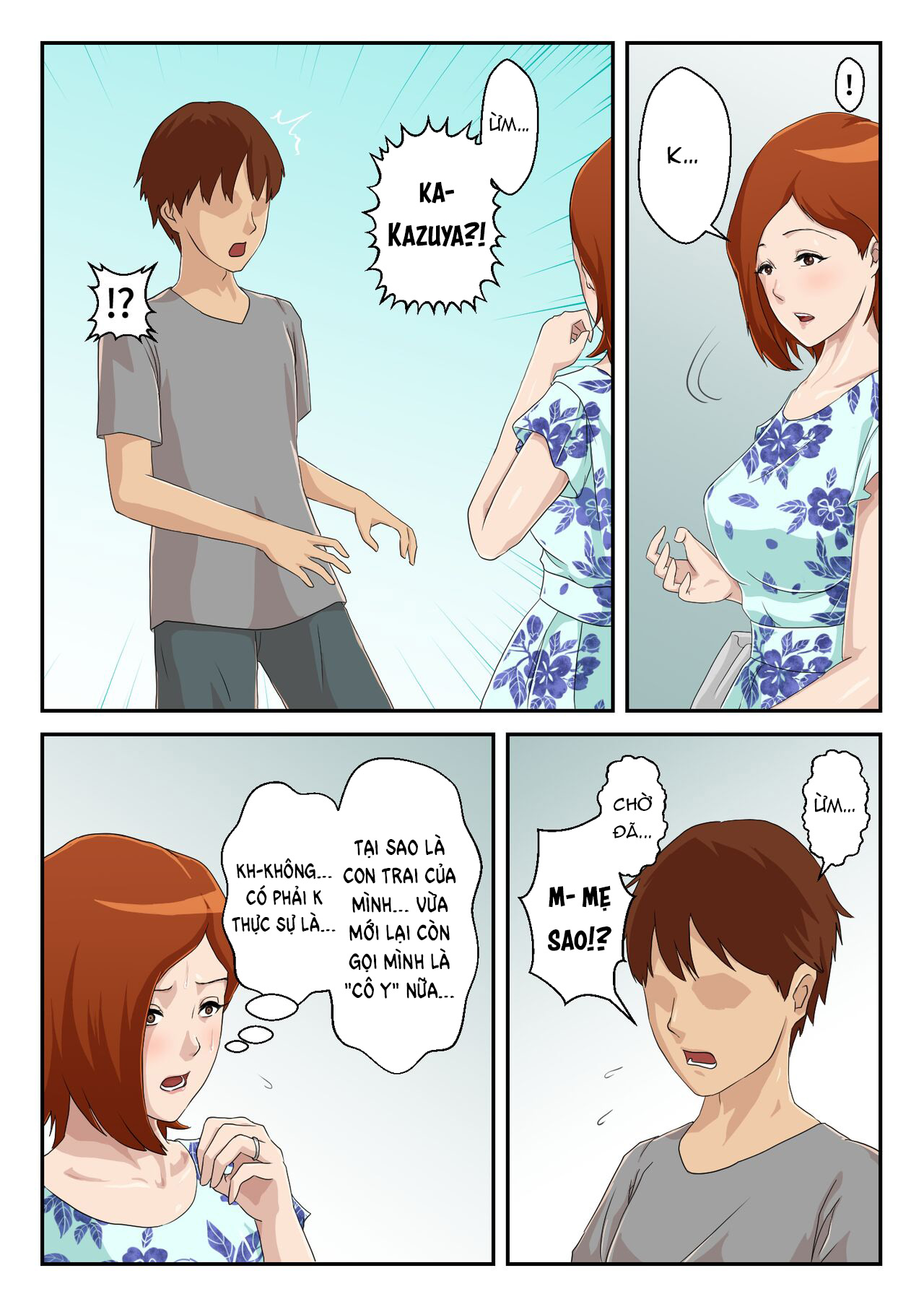 Đọc truyện hentai Bắt gặp mẹ sử dụng cùng app hẹn hò!!! - Chap 1