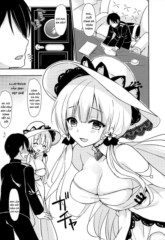 Đọc truyện hentai Junai Illustrious (Azur Lane) - Oneshot