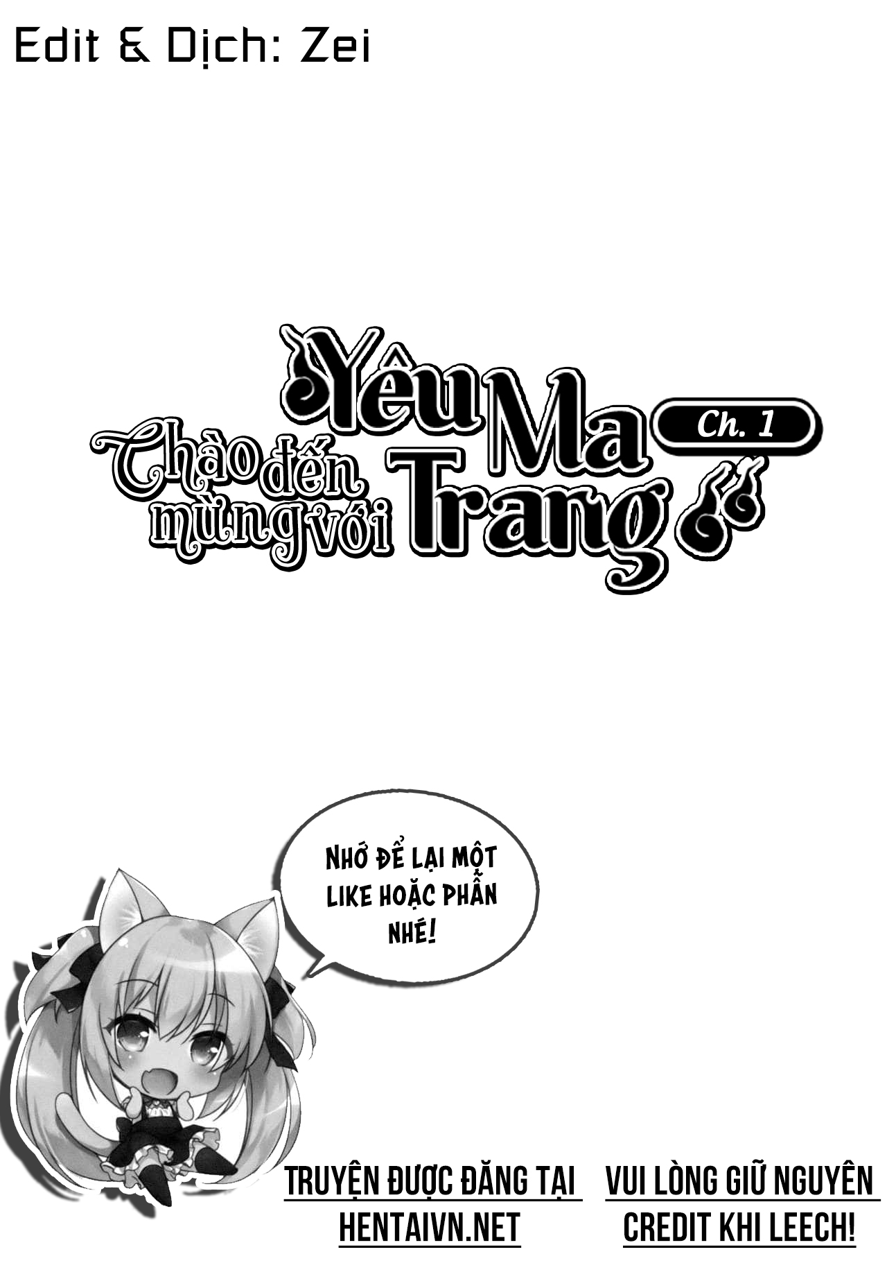 Đọc truyện hentai Chào mừng đến với Yêu Ma Trang! - Chương 1