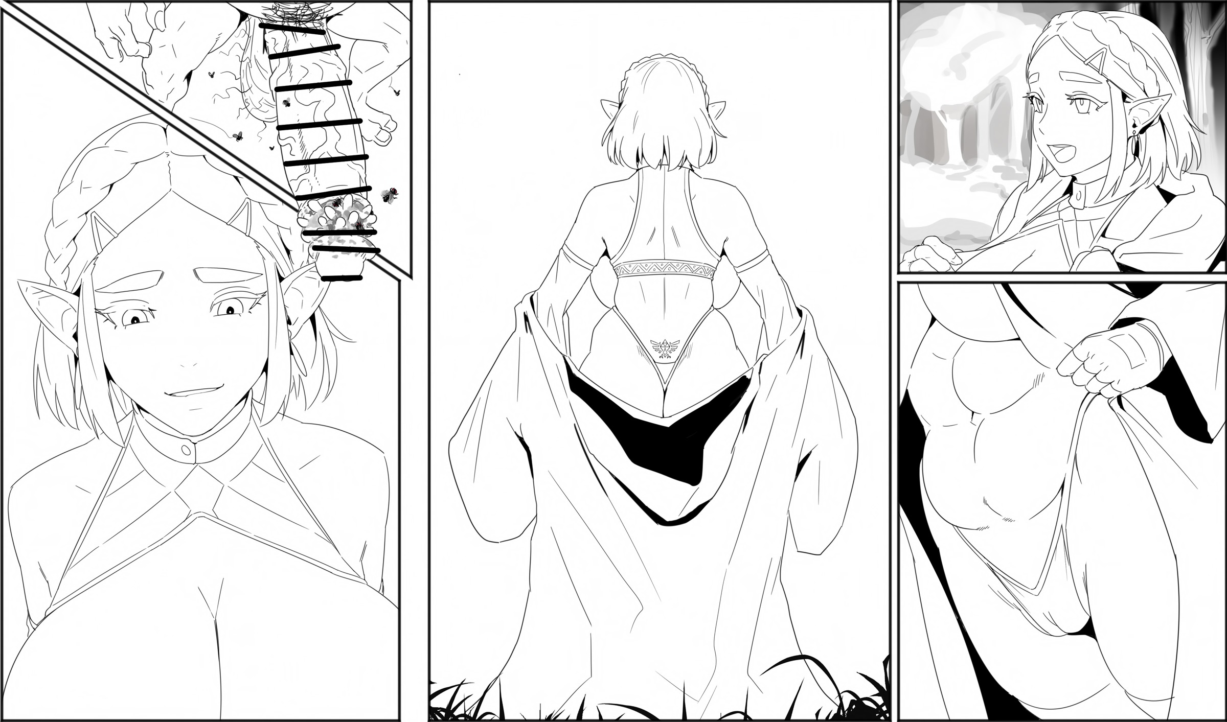 Đọc truyện hentai Zelda BOTW - Hyrule Ouke no Fukkou (The Legend of Zelda: Breath of the Wild) - Chap 01 (Ongoing)