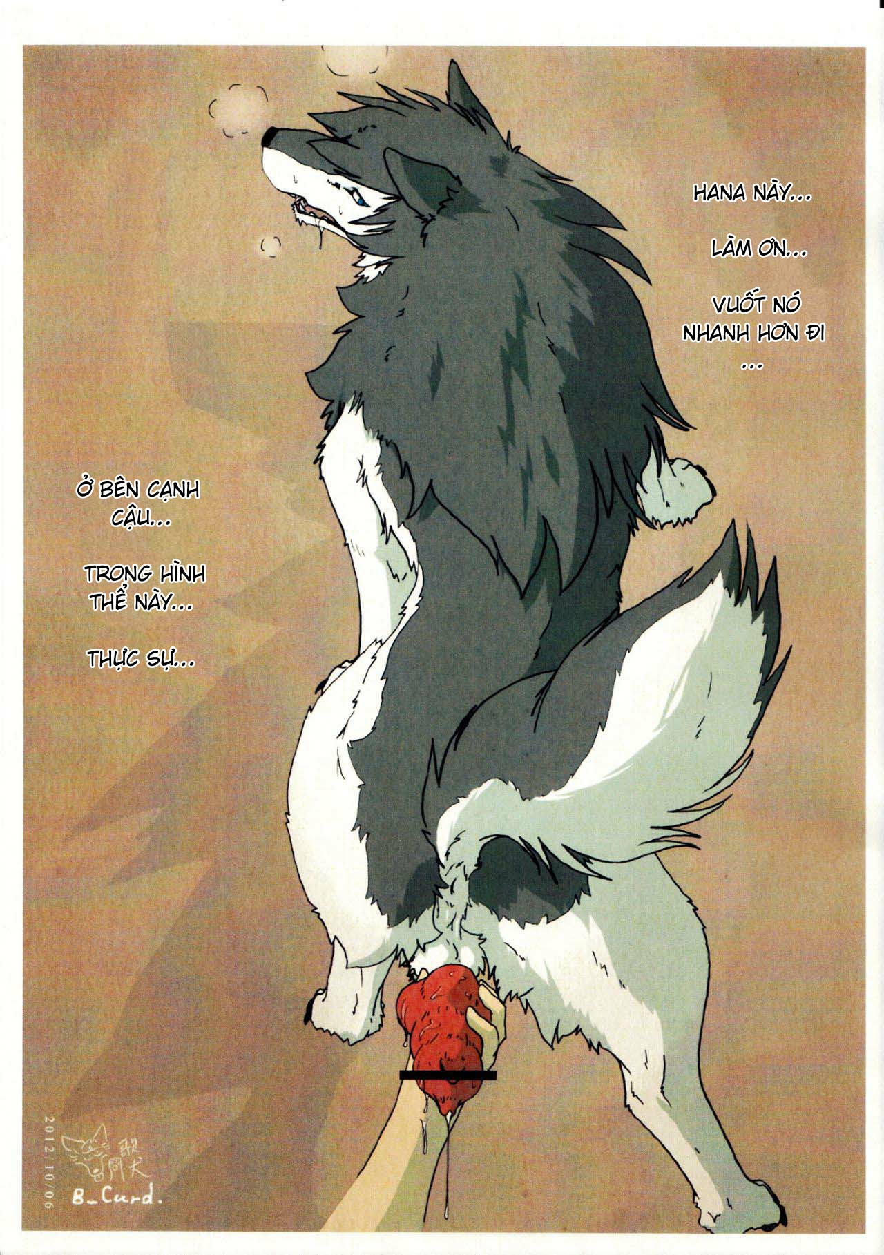 Đọc truyện hentai The love story of Ame and Mr Wolf - Oneshot