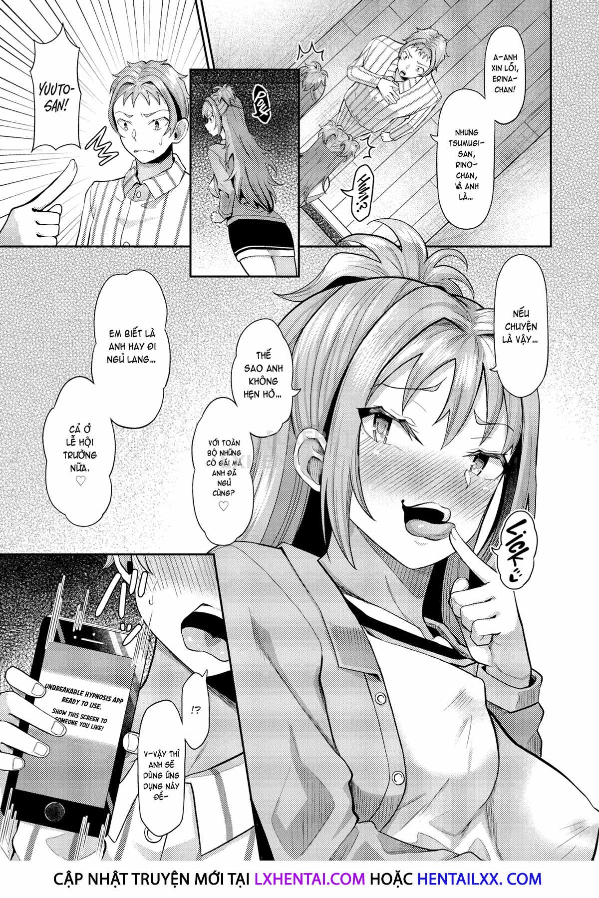 Đọc truyện hentai Ứng dụng thôi miên - Gái ngoan ra không ngừng vì cặc tôi - Chap 10