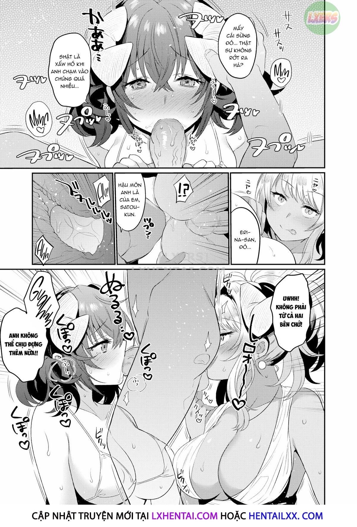 Đọc truyện hentai Những nàng Succubus thánh thiện - Oneshot