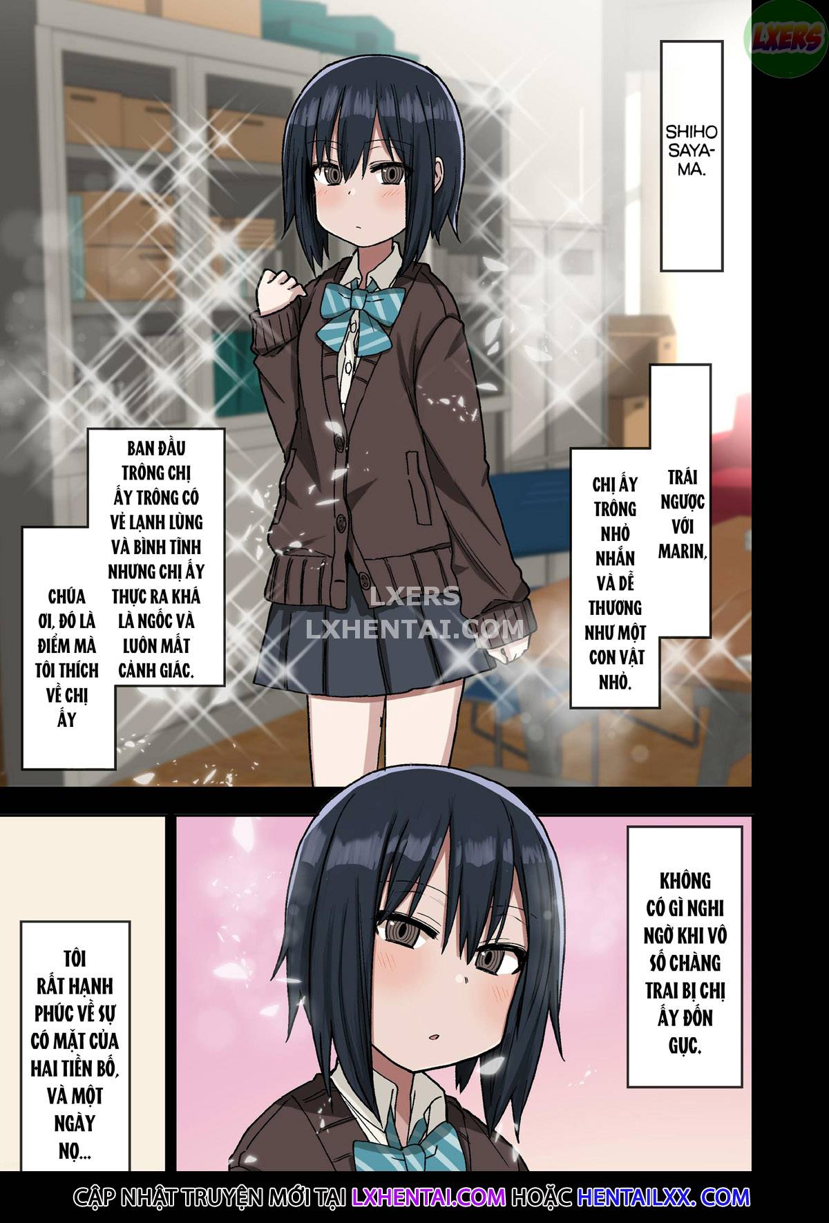 Đọc truyện hentai Vì senpai cho phép nên tôi đã làm chuyện đó với chị ấy - Chap 1 - Full Color