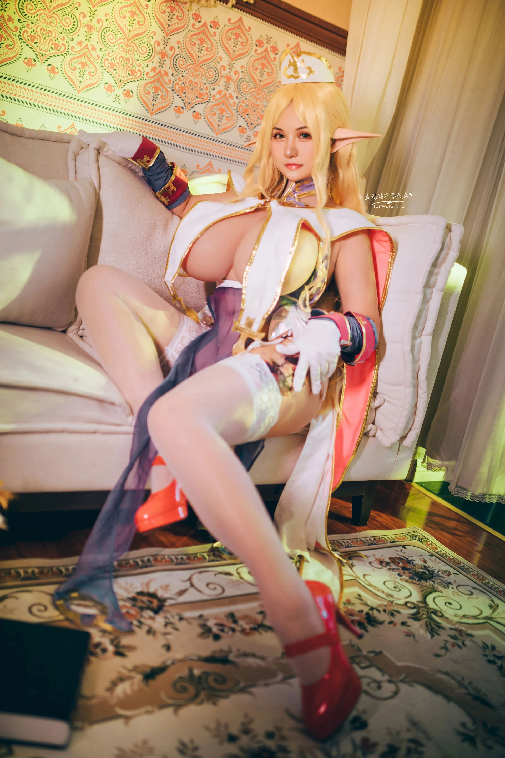 Đọc truyện hentai Tuyển tập Albums siêu phẩm Cosplay - Chap 713 - Summer Pigeon - Priscilla in Elf Village