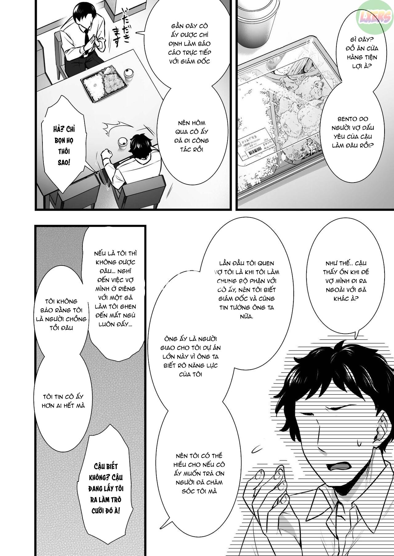 Đọc truyện hentai Tsuma no Hajimete no Otoko - Chap 2 - Có che