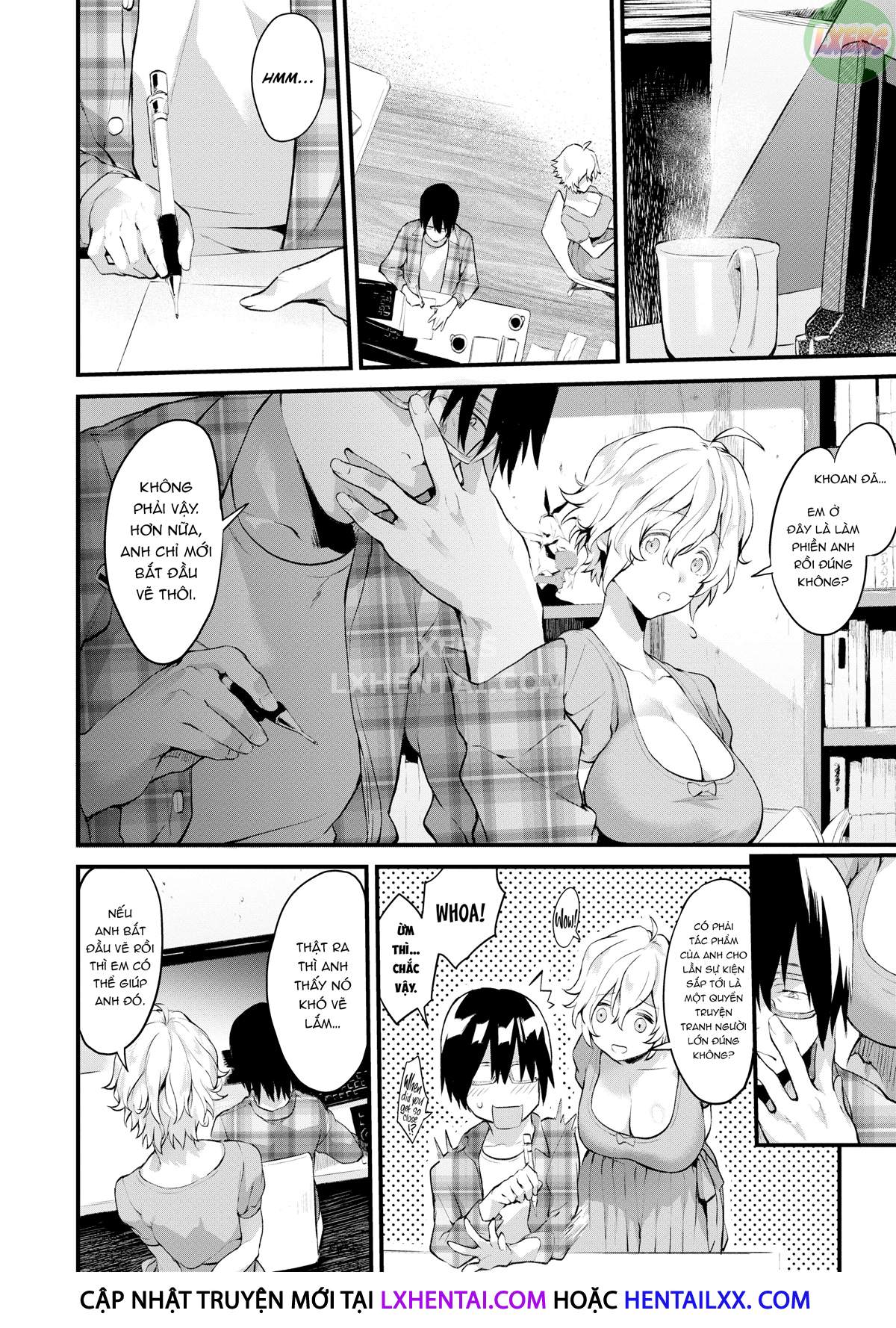 Đọc truyện hentai Tăng ca - Chap 8 - Lets Support