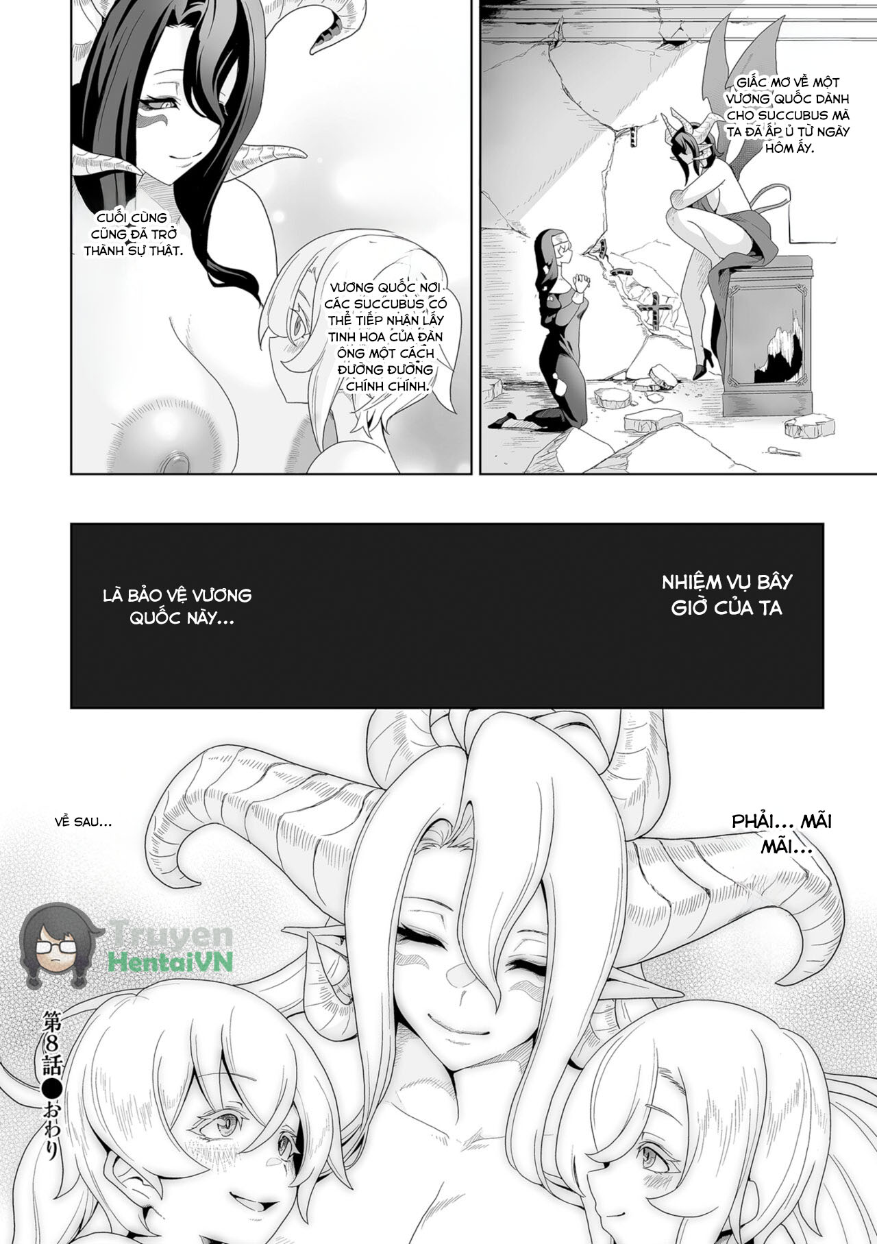 Đọc truyện hentai Vương quốc Succubus thèm bú - Chap 8